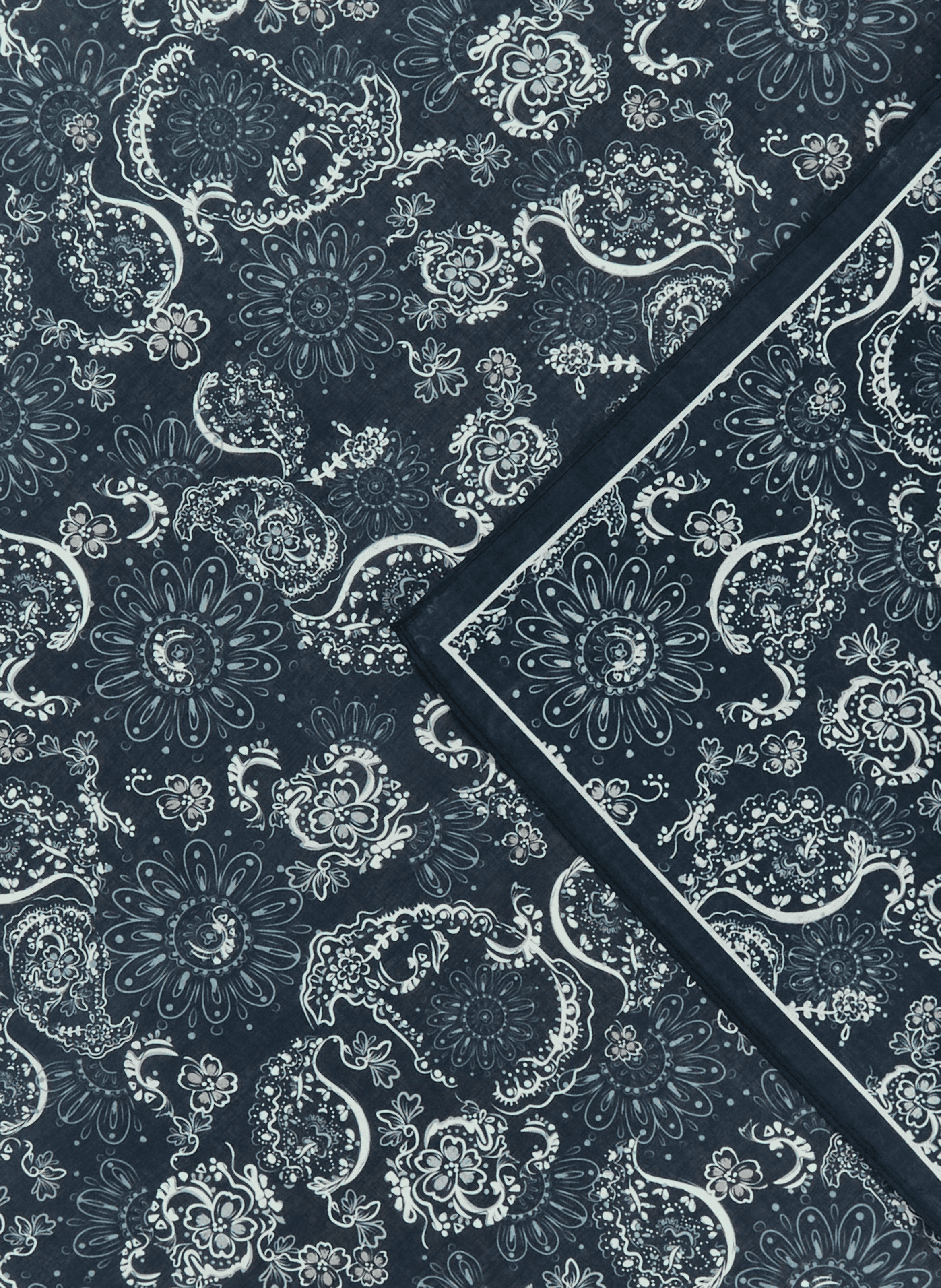 Foulard carré imprimé en coton SAISON 1865 Multicolore