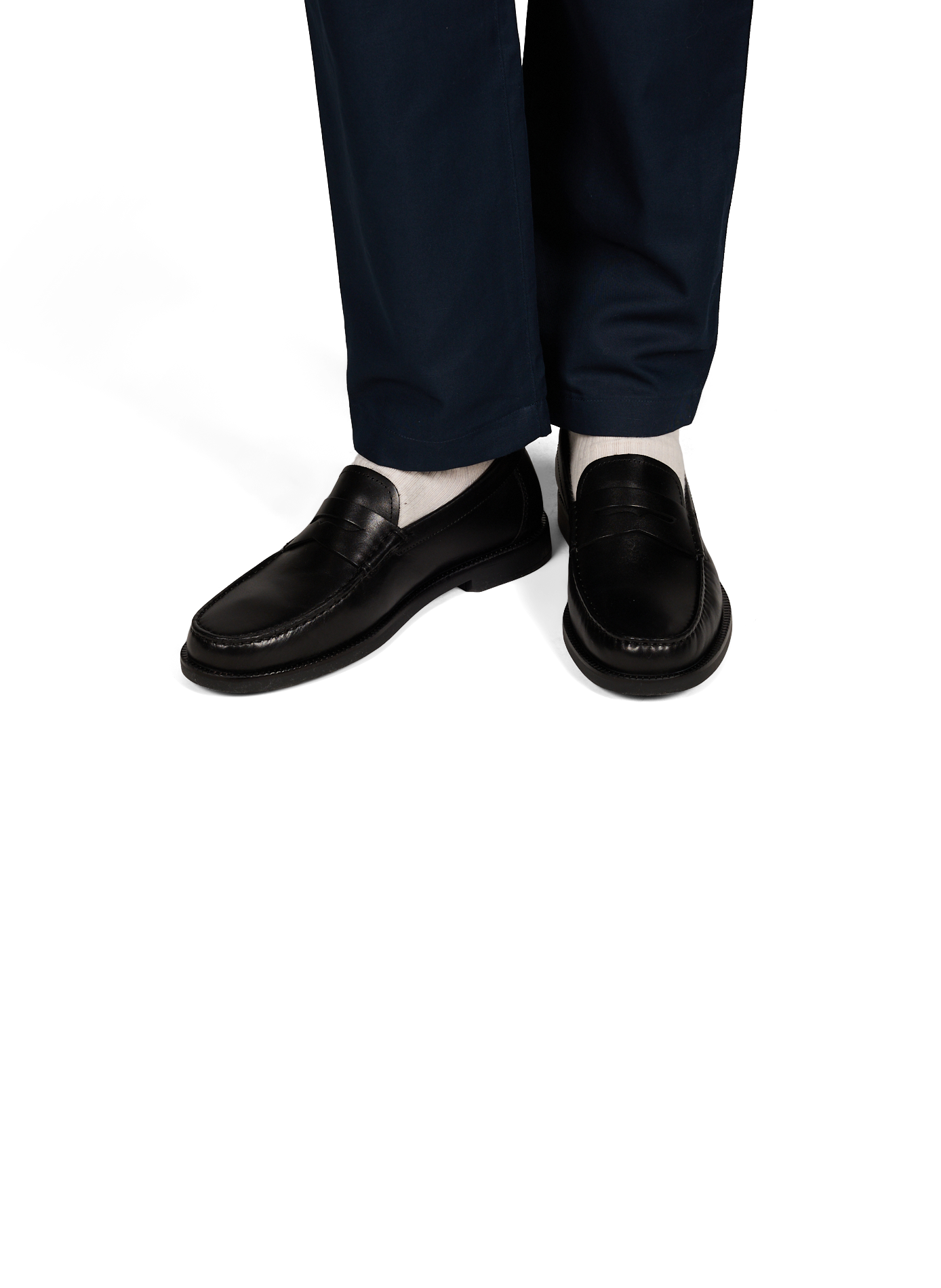 Recanati leather moccasins GEOX Black