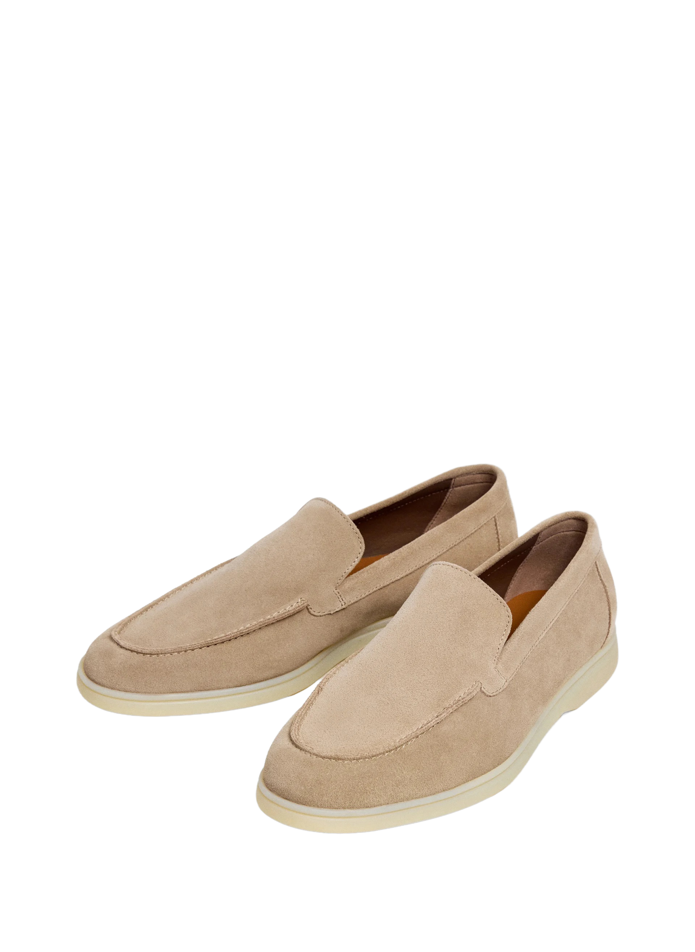 Mocassins en cuir daim HACKETT Beige