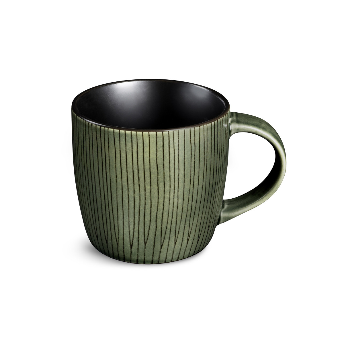 Hypnose kaki - tasse café et thé (lot de 6) MEDARD DE NOBLAT Vert