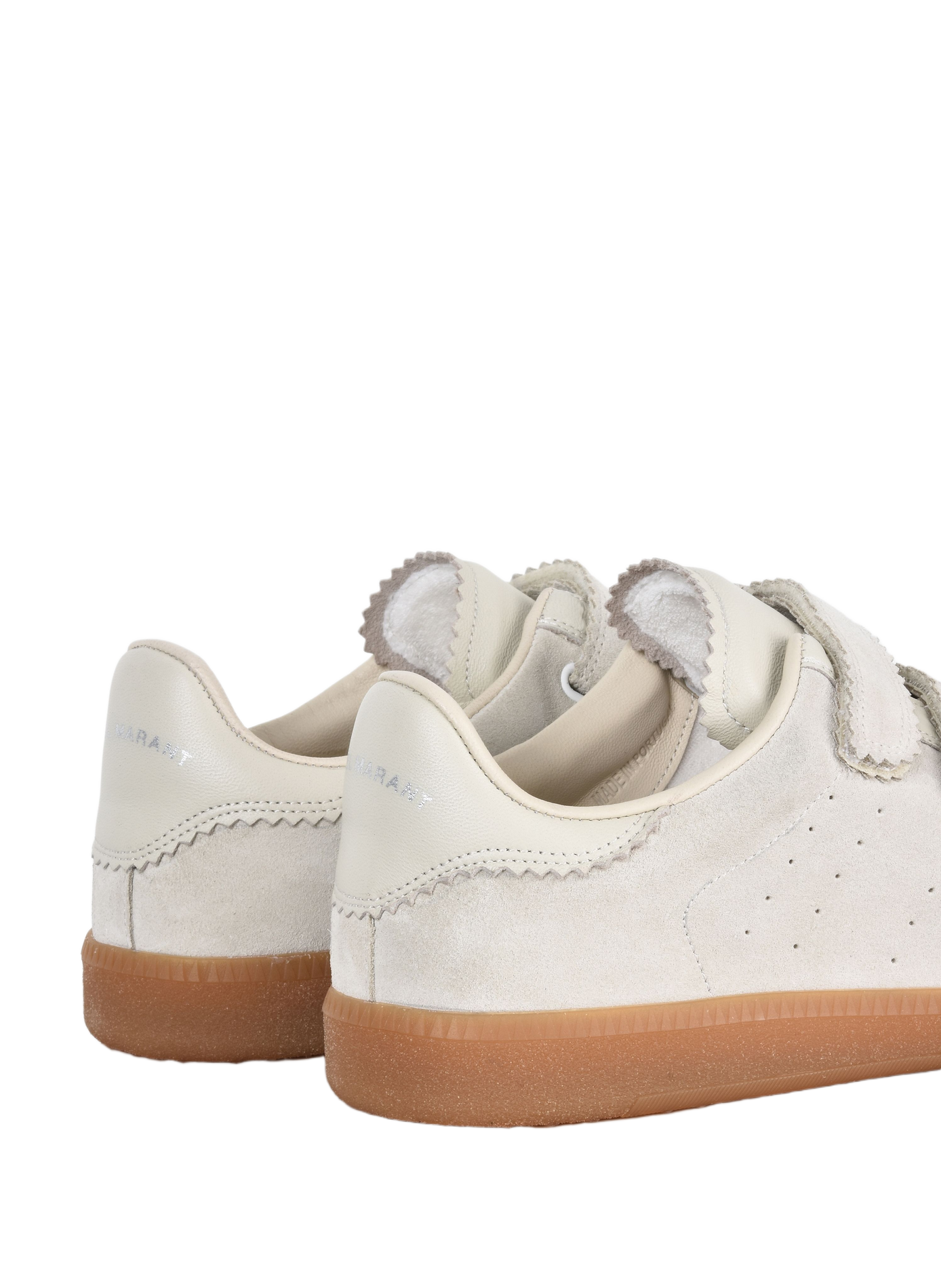 Baskets basses Beth en cuir velours ISABEL MARANT Blanc