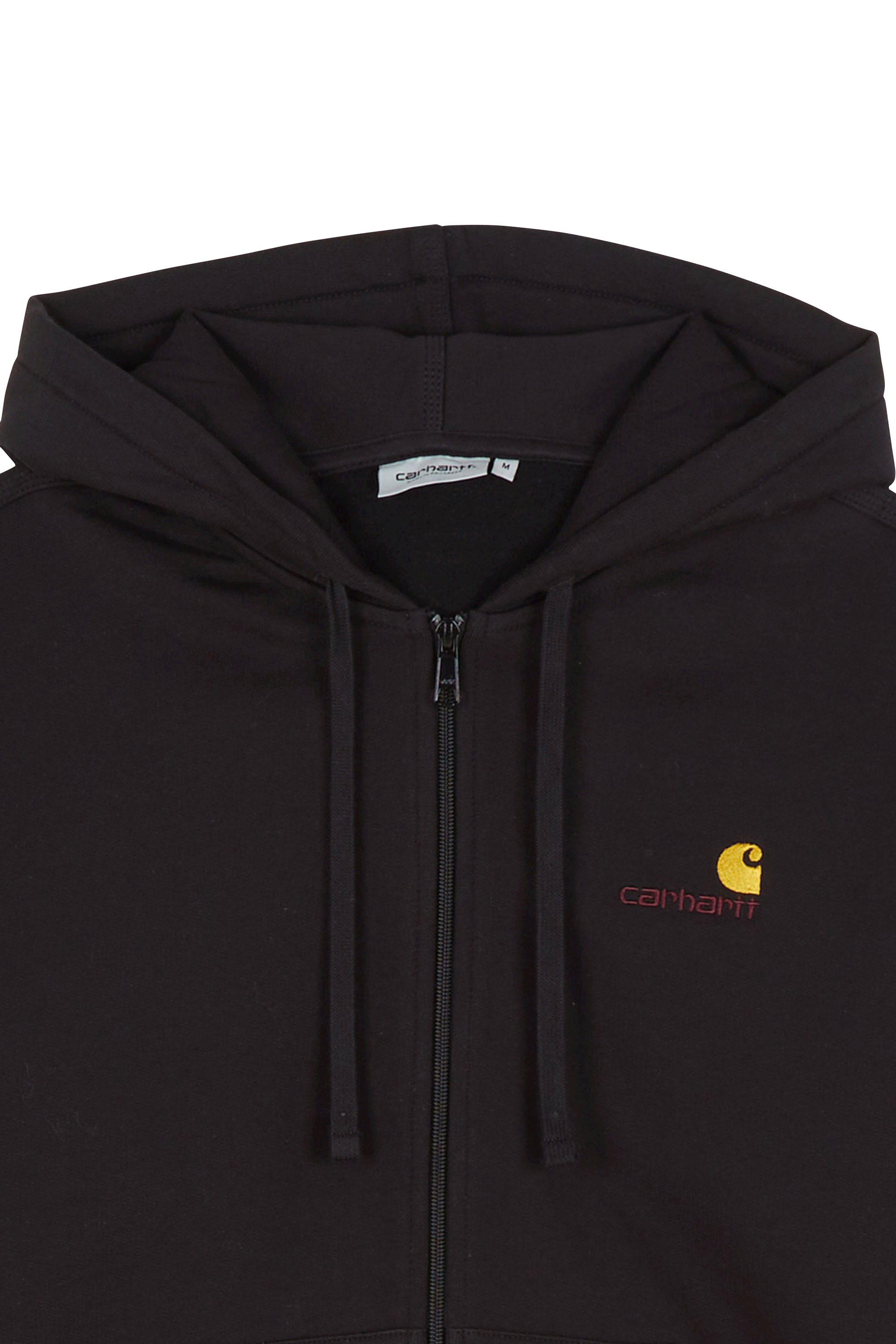 Sweatshirt zippé hooded american script CARHARTT WIP Noir