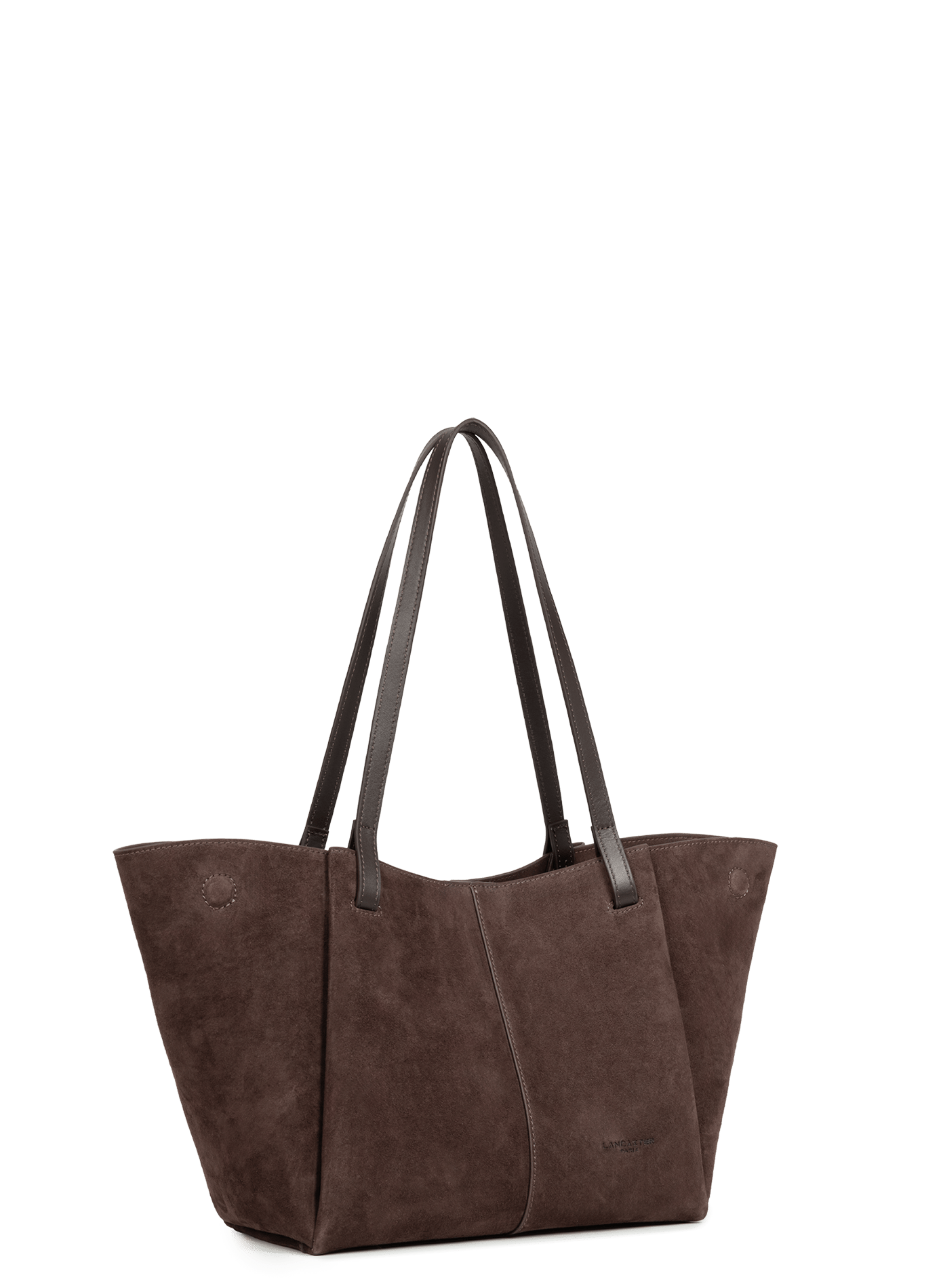 Sac cabas épaule - suède LANCASTER Marron