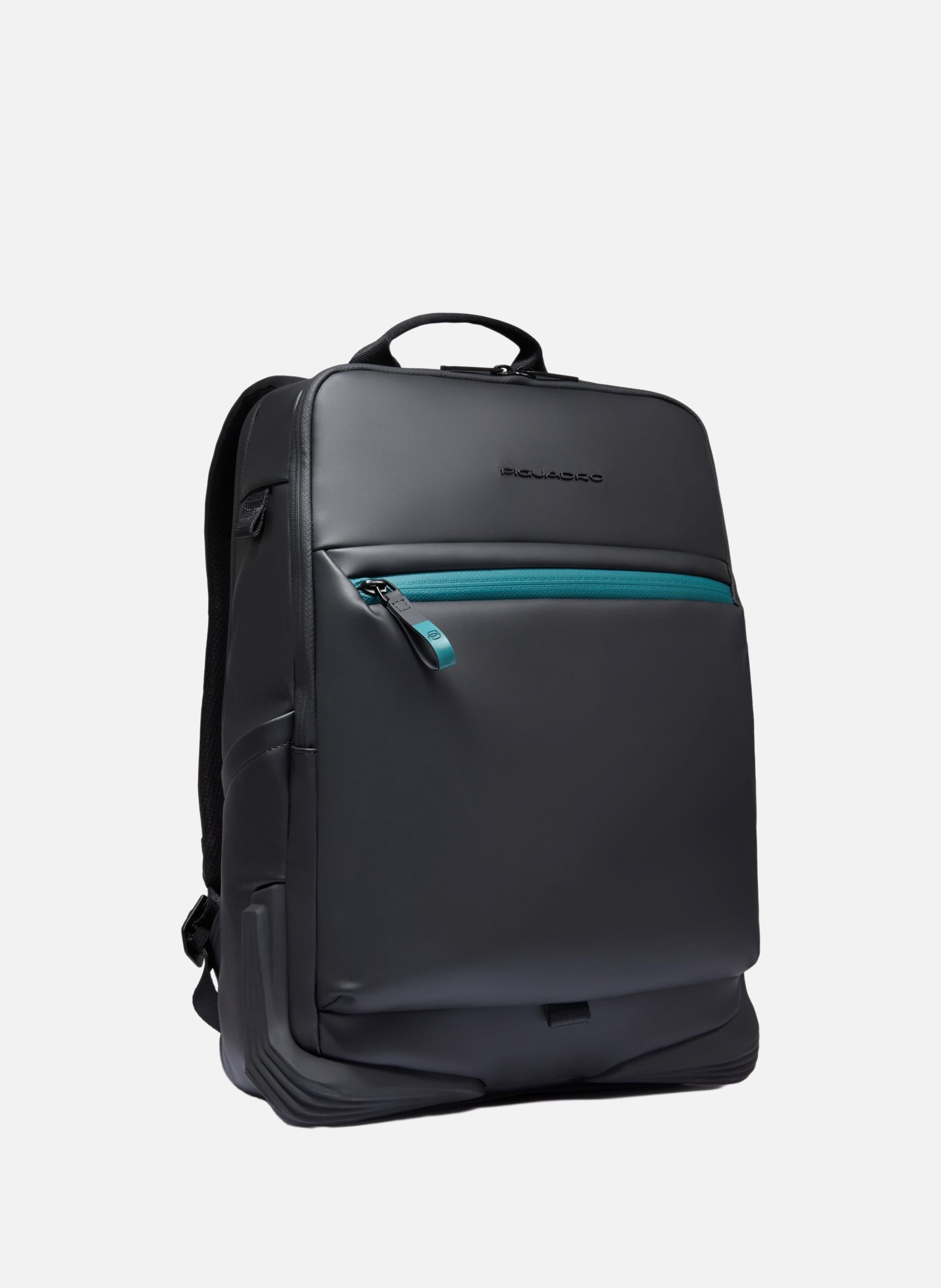 Water resistant computer 15,6" backpack PIQUADRO Black