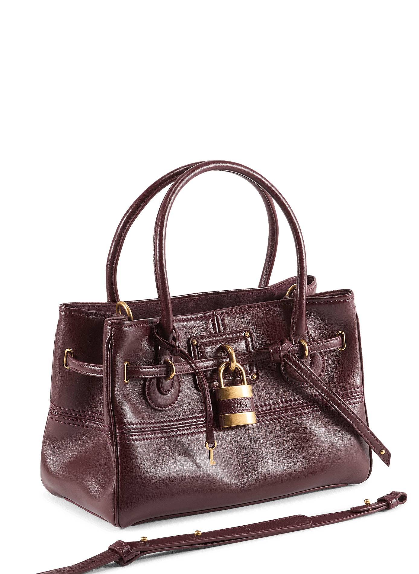 Büffelledertasche CHLOÉ Rot