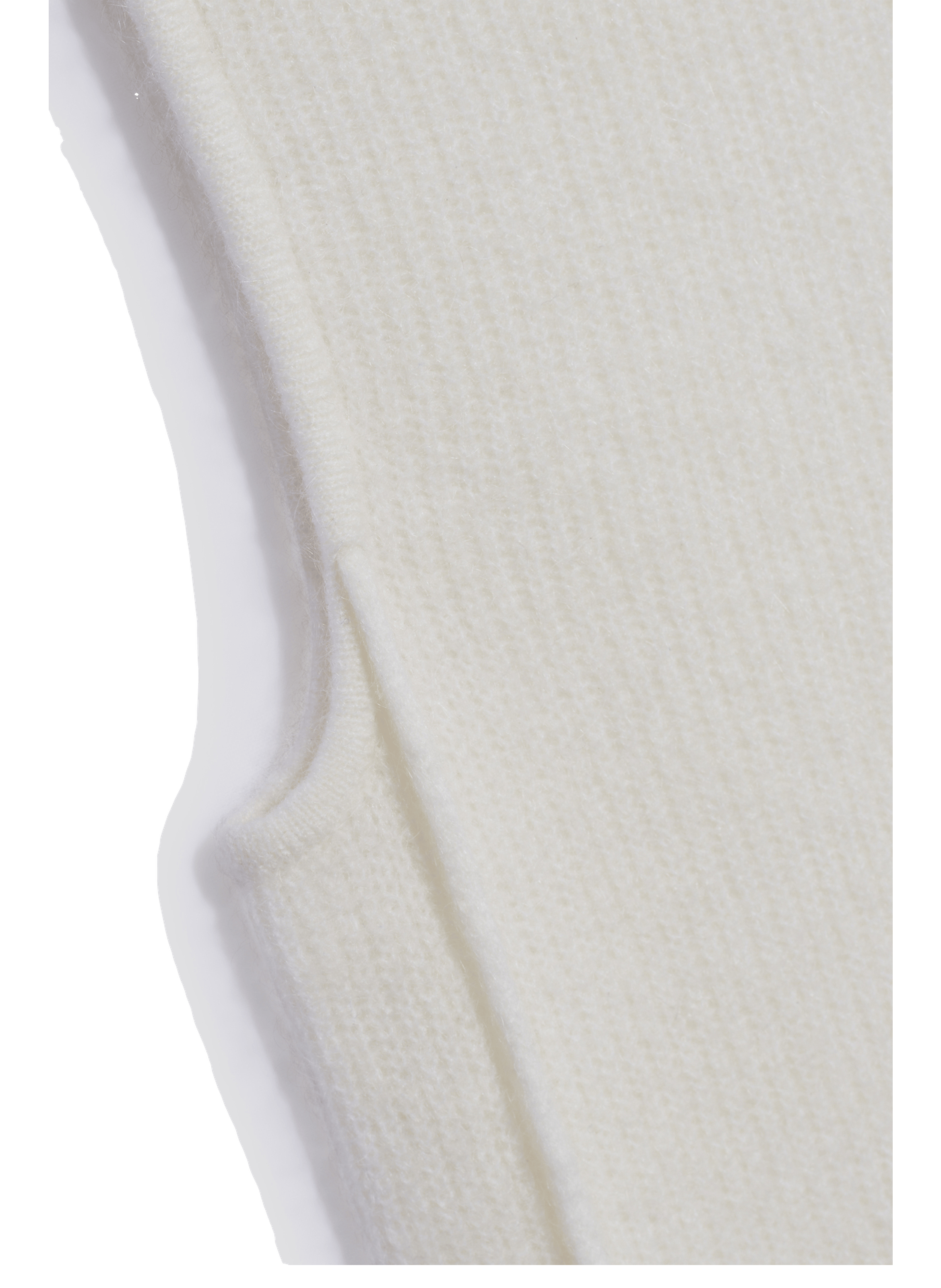 Cagoule en laine à côtes - dewi PABLO Beige
