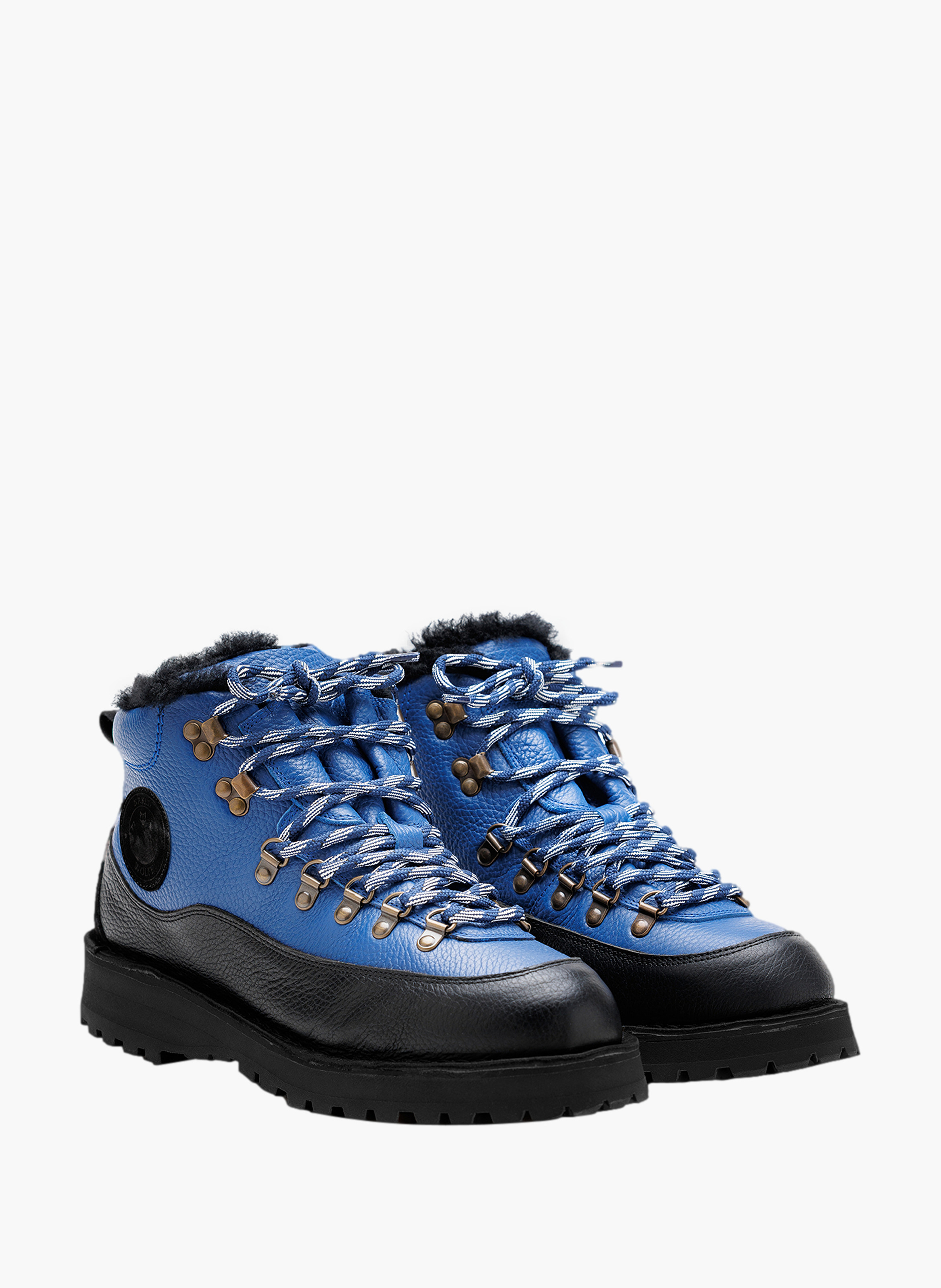 Bottines subzero en cuir NAKED WOLFE Bleu