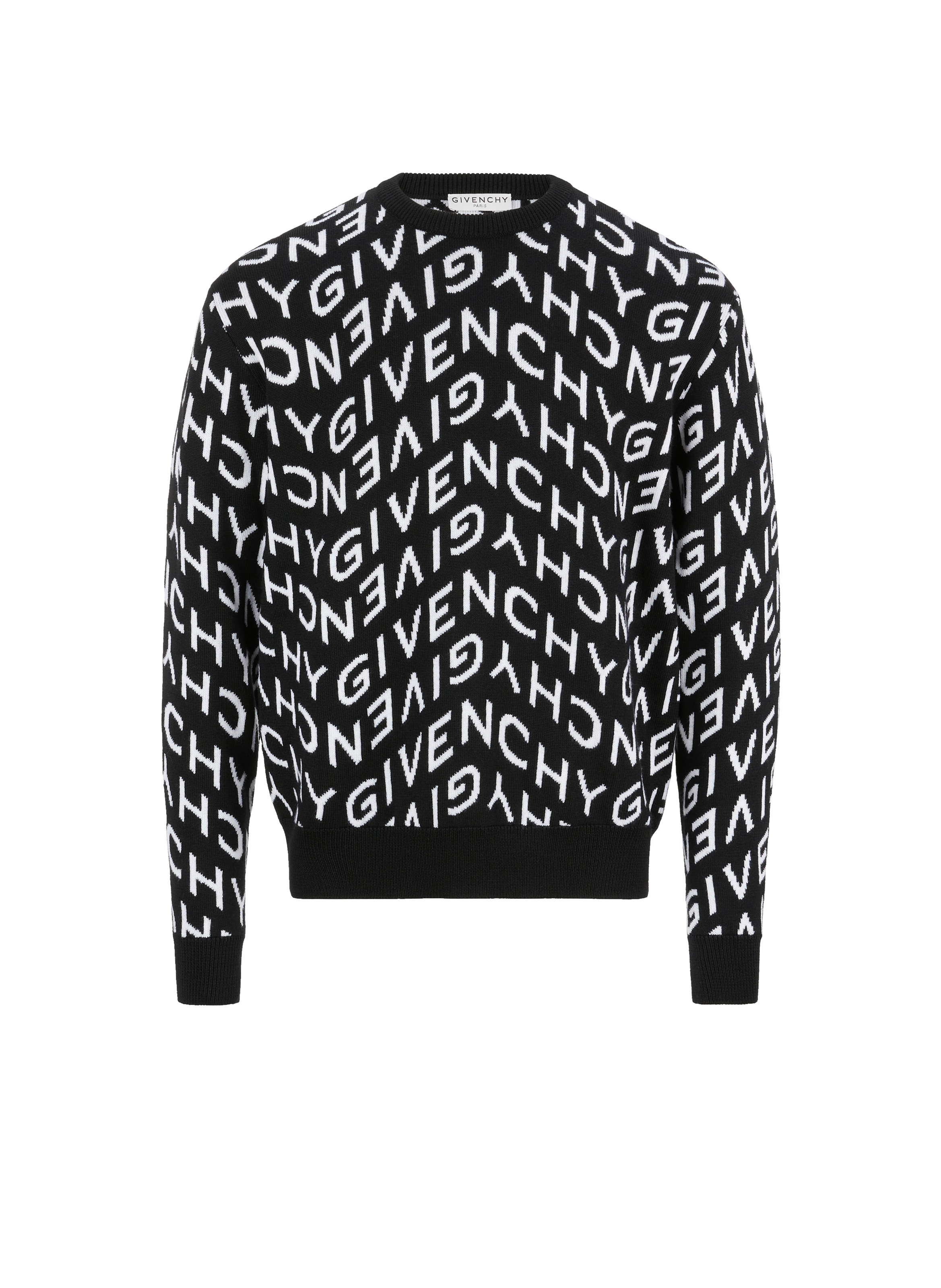 Pull en jacquard GIVENCHY Refracted en laine
