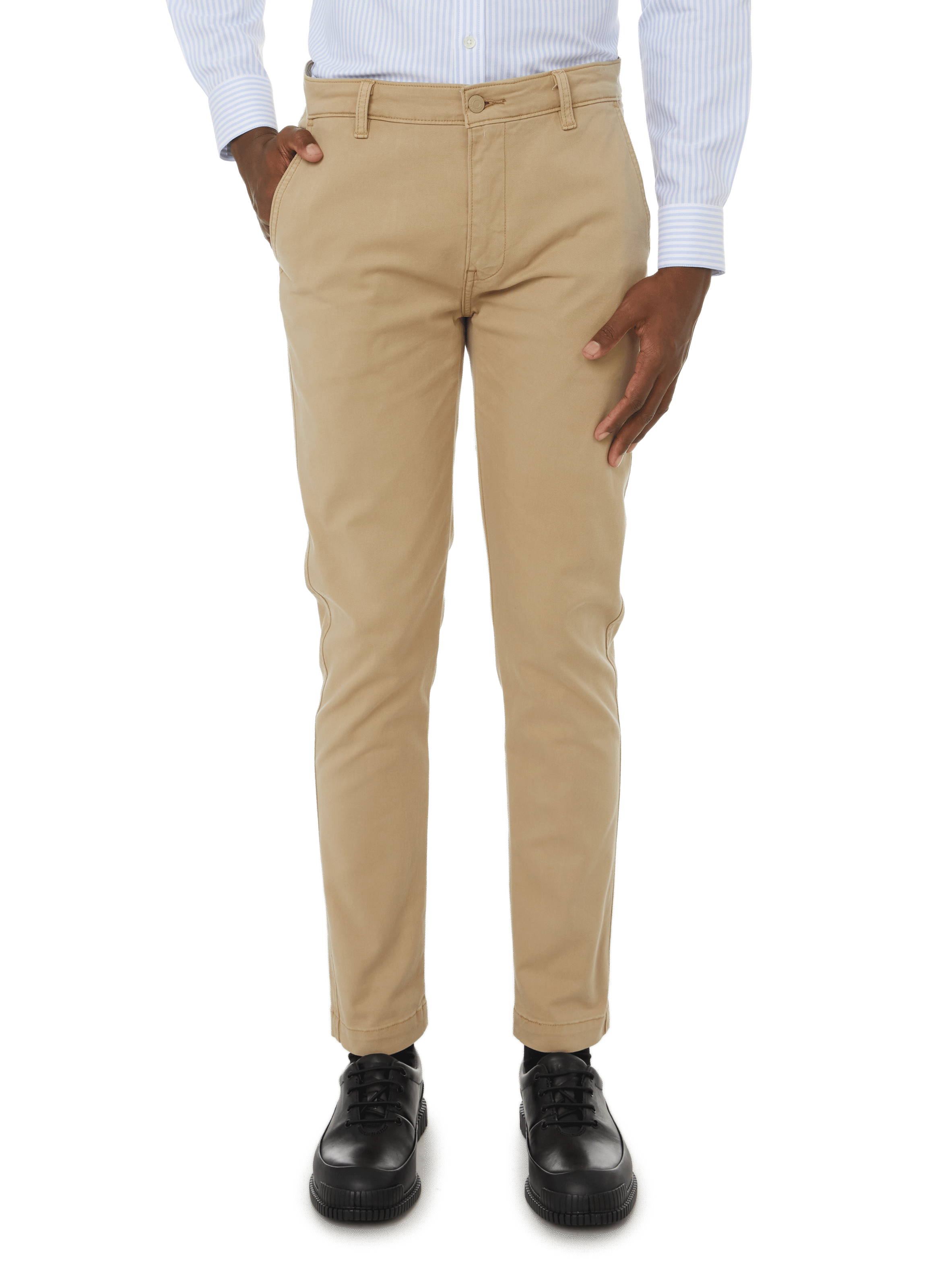 Pantalon chino en coton LEVI&#039;S Beige