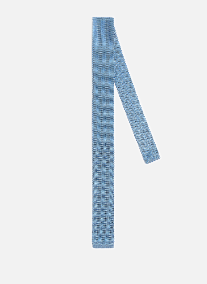ربطة عنق حريرية محبوكة بشكل مستقيم AU PRINTEMPS PARIS
