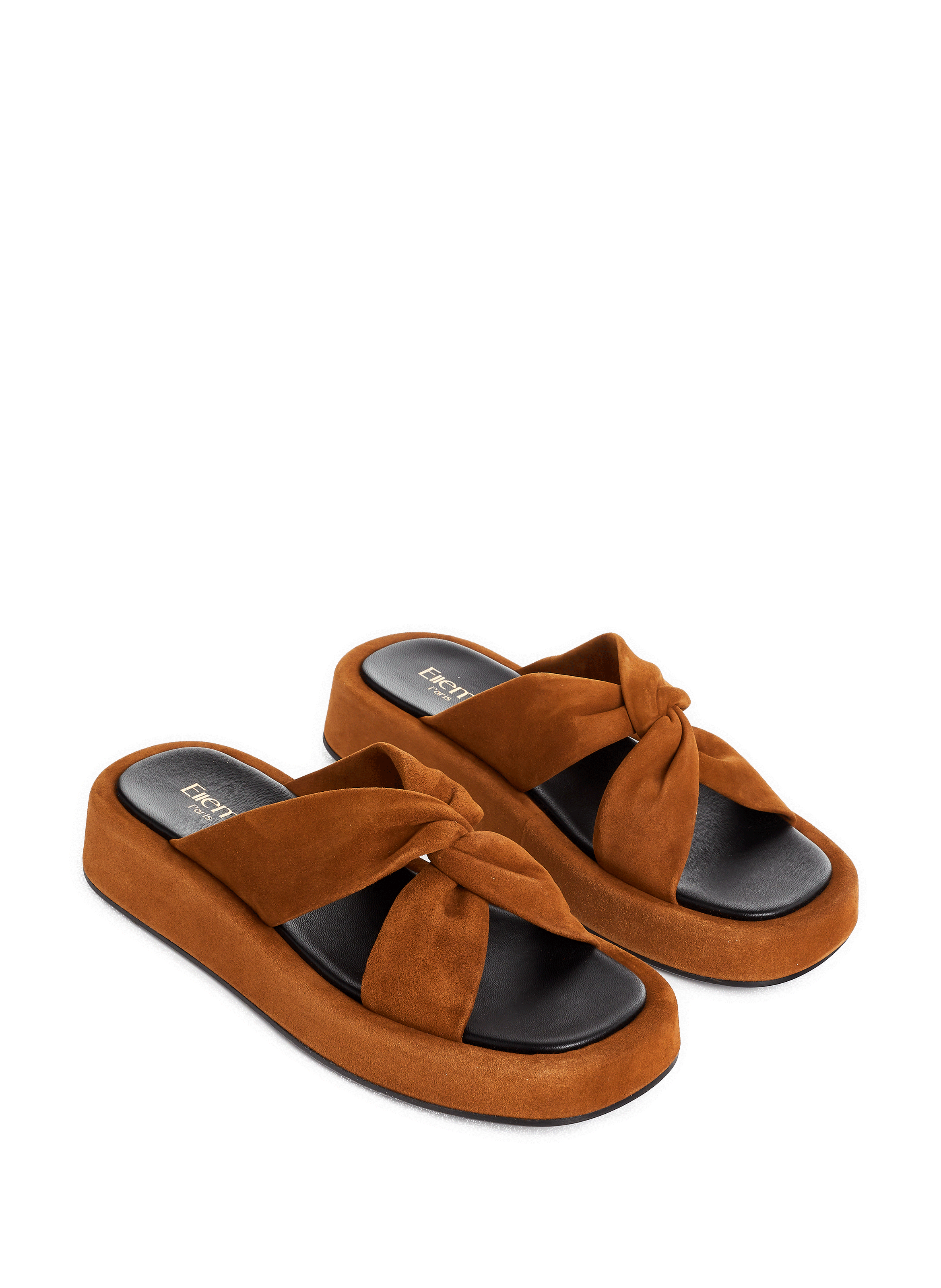 Sandales en cuir  Marron