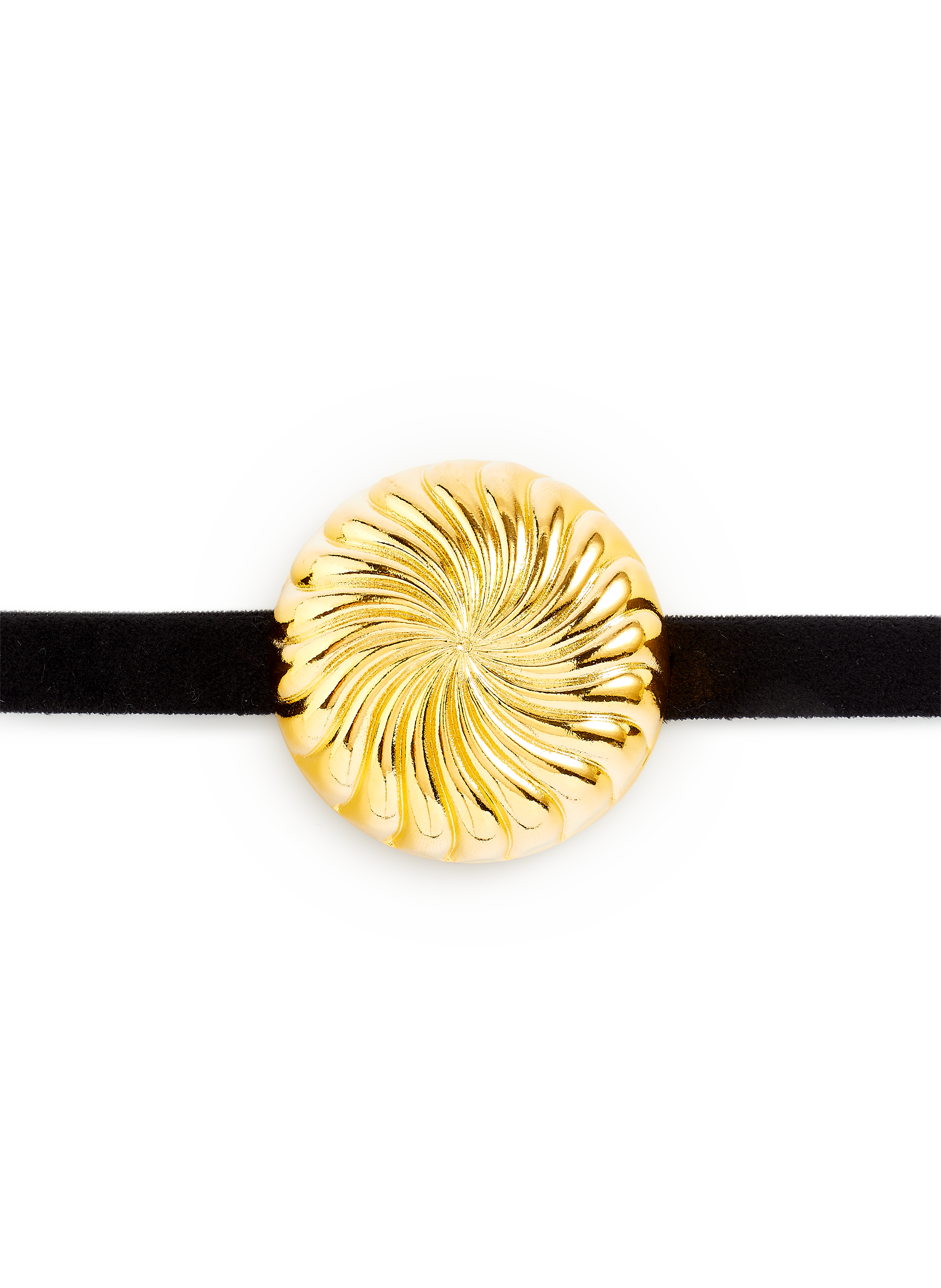 Colliers ras-de-cou en laiton plaqué or DESTREE Noir