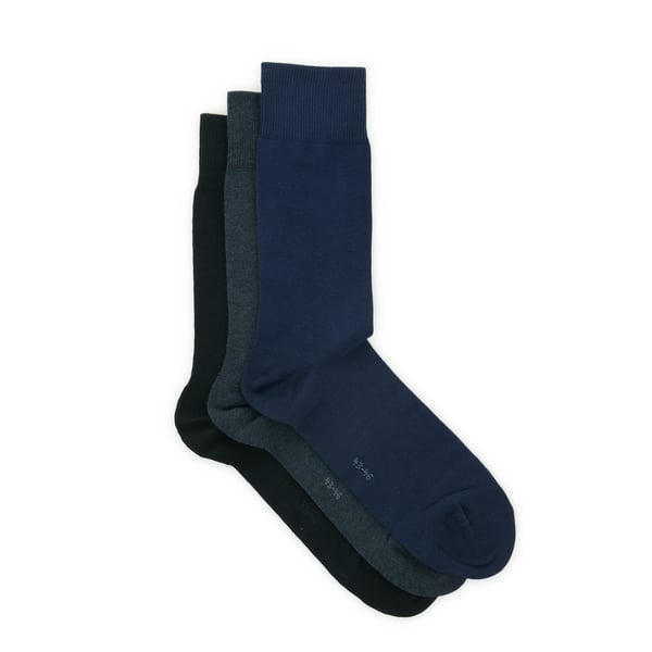 Lot de trois chaussettes en coton