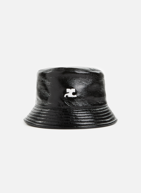قبعة دلو من القطن باللون الأسود من COURREGES 
