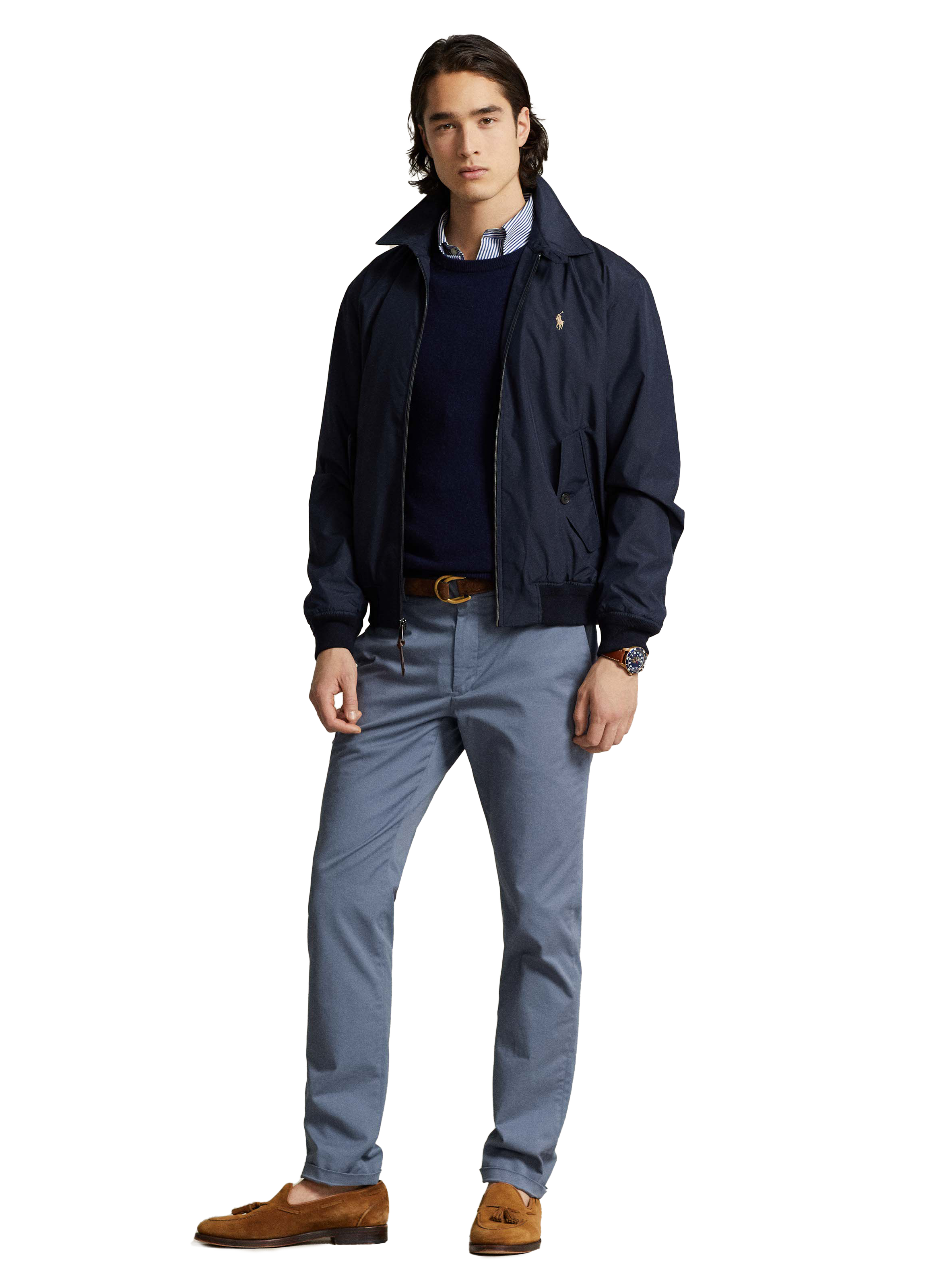 Straight cotton trousers  POLO RALPH LAUREN Blue