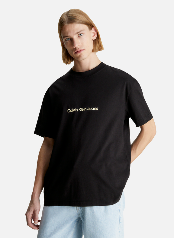 CALVIN KLEIN Cotton T-shirt Black
