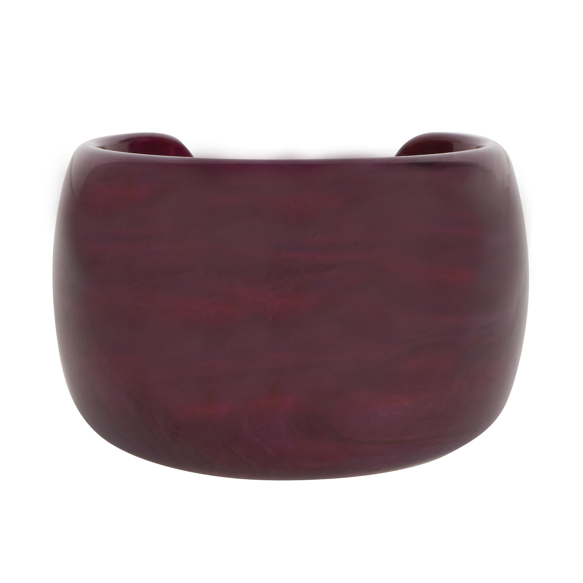 Bracelet large marbré ambrito SESSUN Rouge