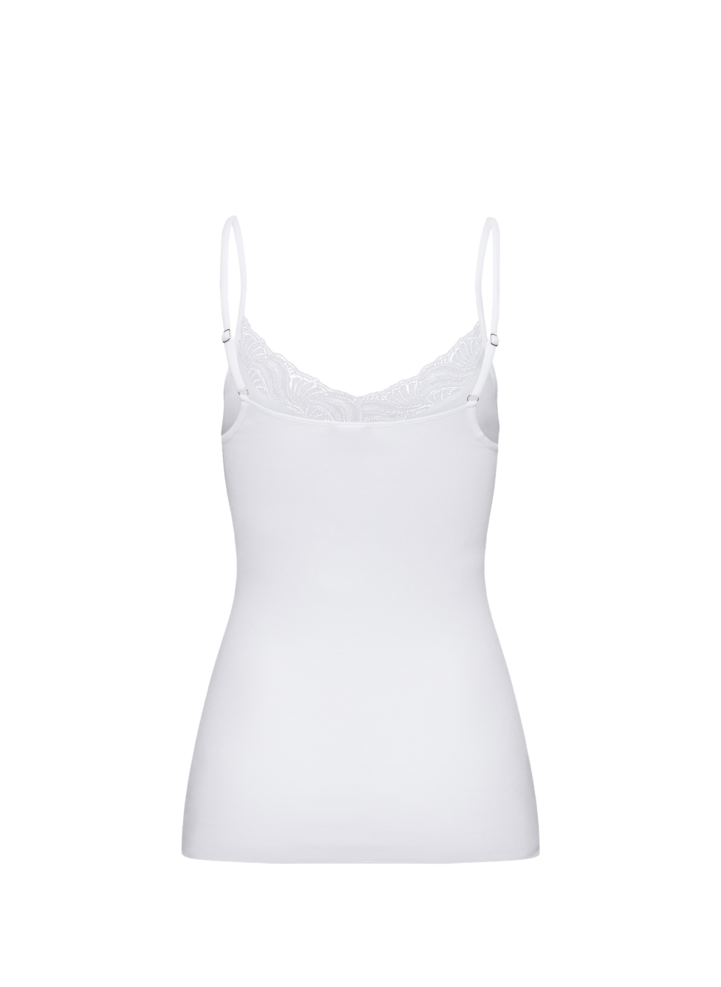 Cotton Tank Top HANRO White
