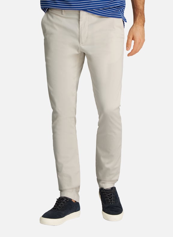 Pantalon slim chino Blanc by TOMMY HILFIGER TOMMY HILFIGER Pantalon slim chino Blanc