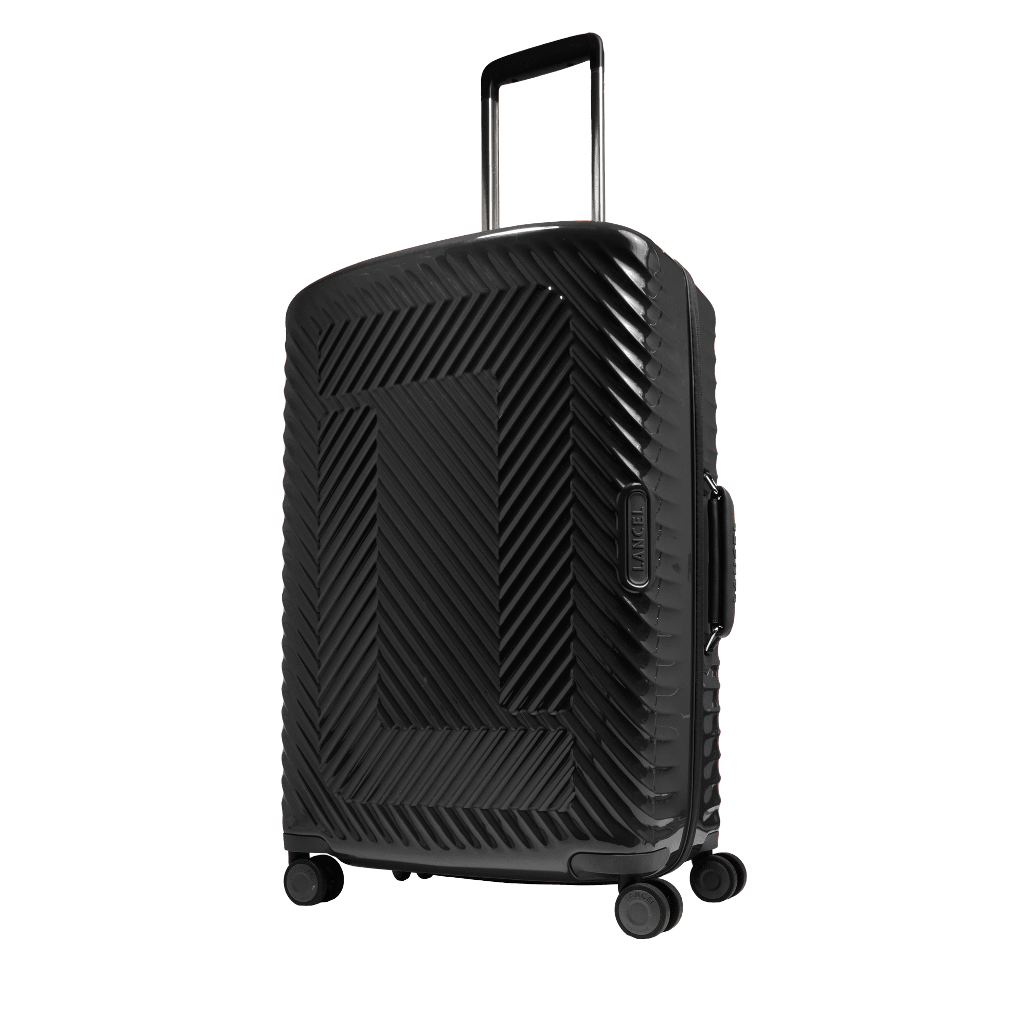 Valise medium 4 roues atlas de lancel en polycarbonate LANCEL Noir