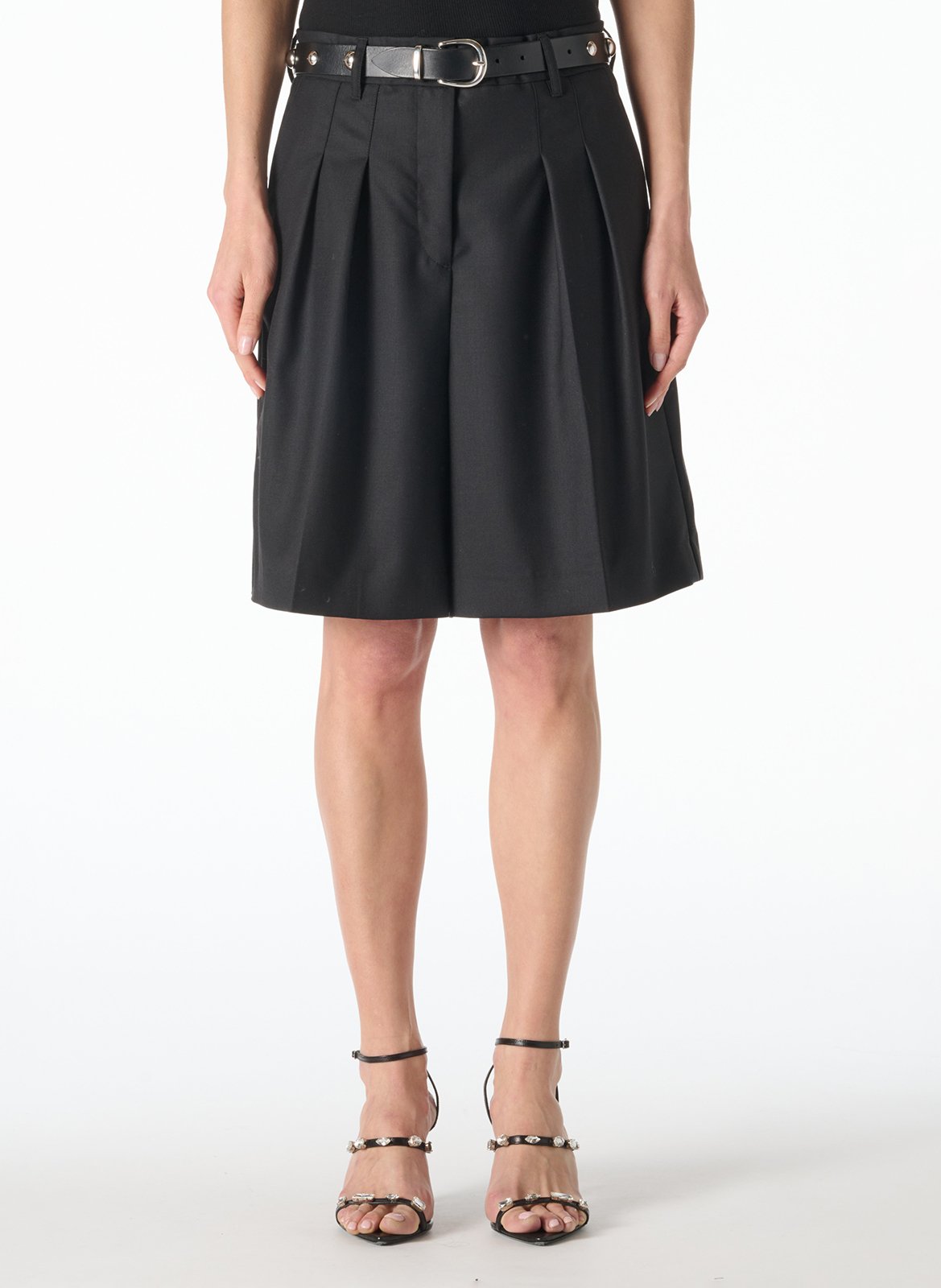 Short long large uni en laine cursa IRO Noir