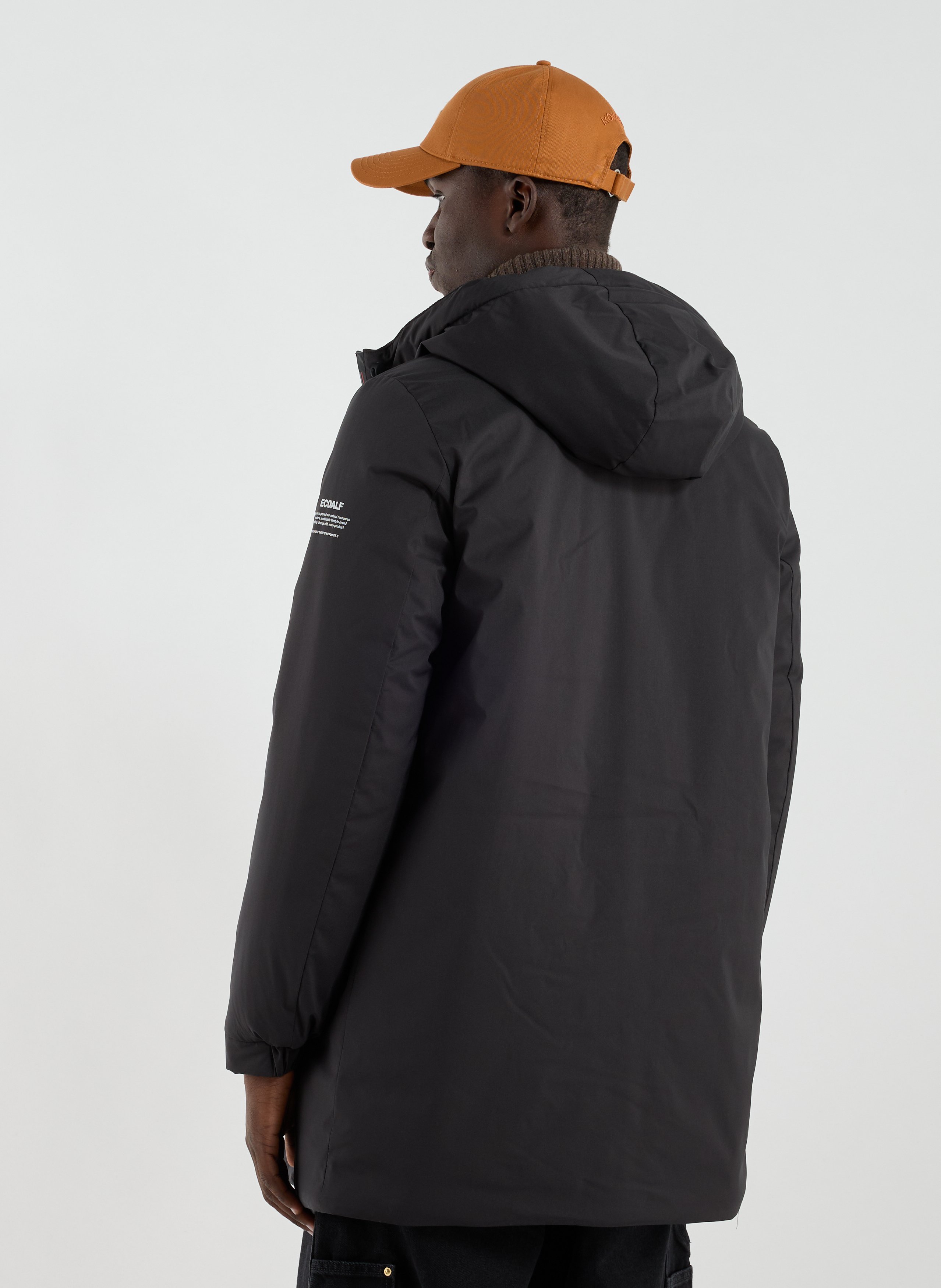 Parka mi-longue Noir