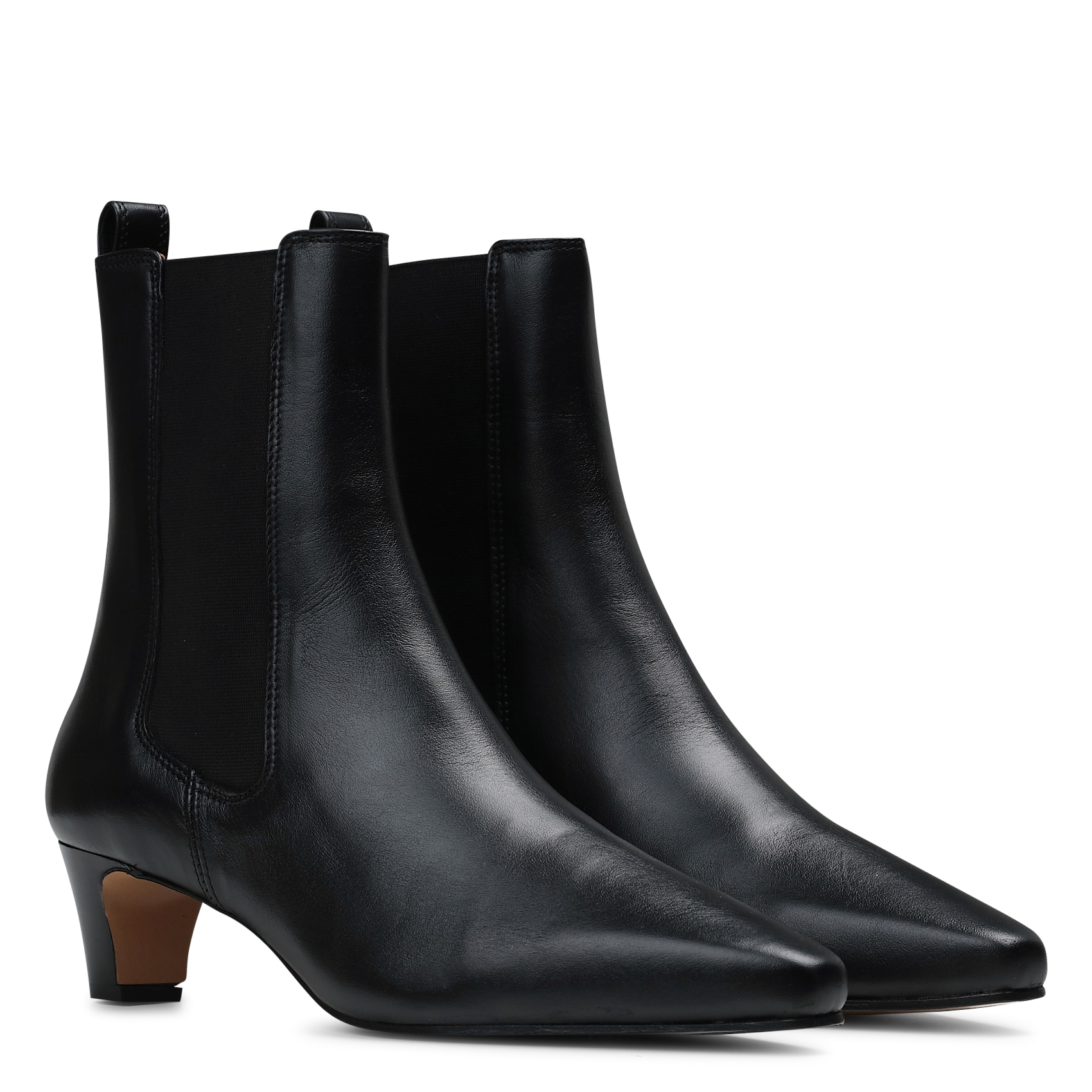 Bottines en cuir n°525 RIVECOUR Noir