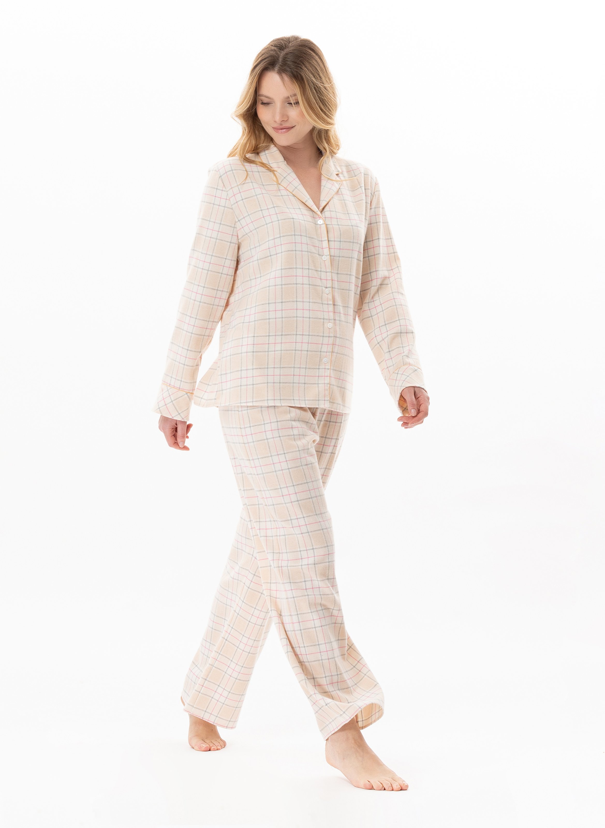 Pyjama boutonné en coton montauk 106 LE CHAT Multicolore