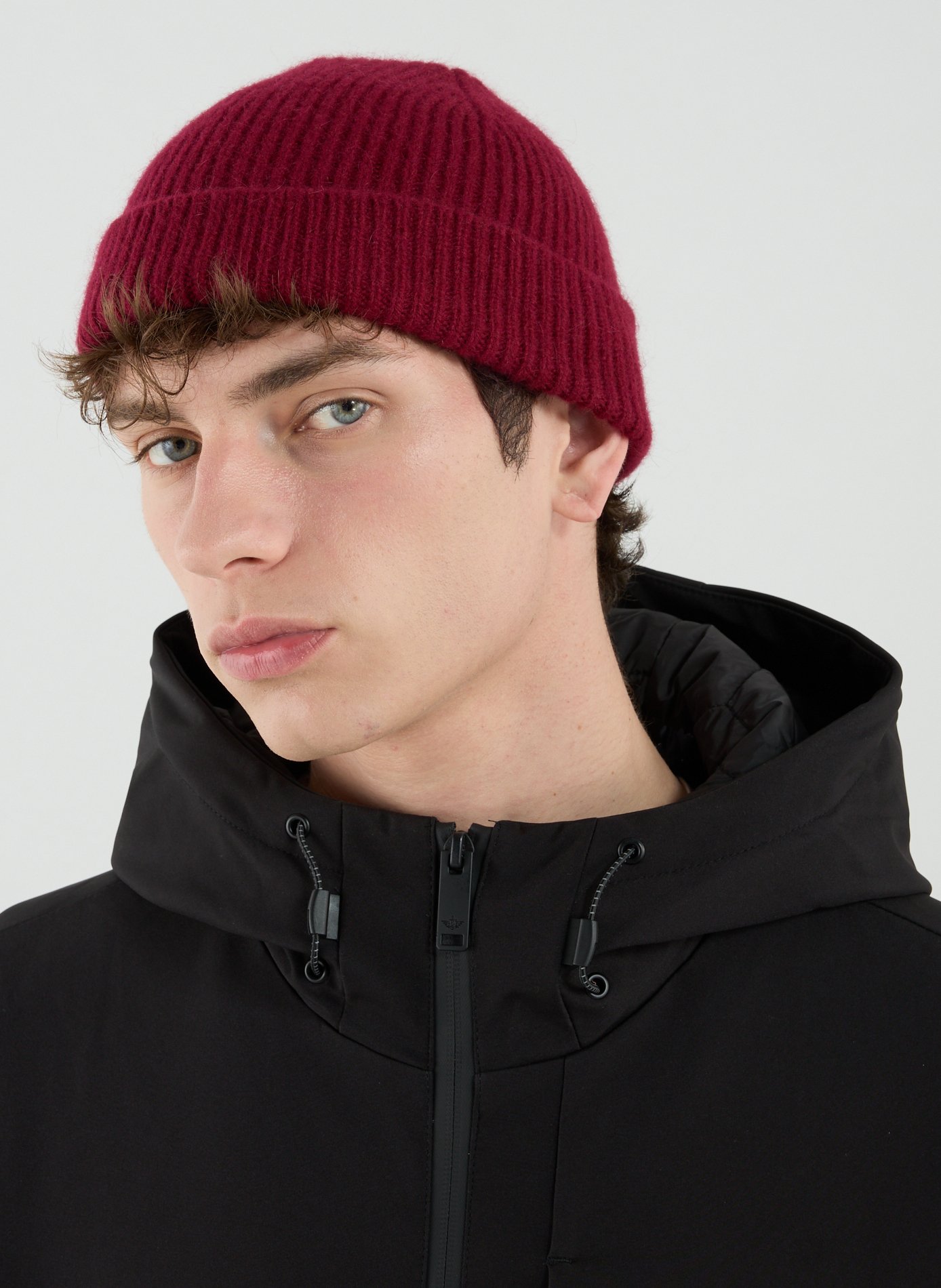 Beanie en laine et angora  MACKIE Rouge