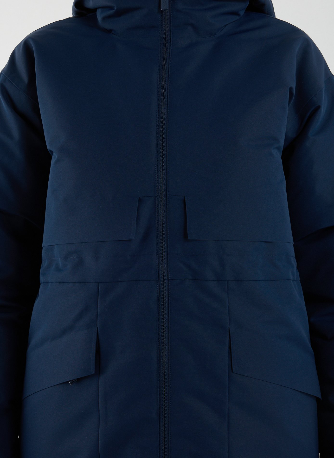 Veste mi-longue à capuche COLUMBIA Bleu