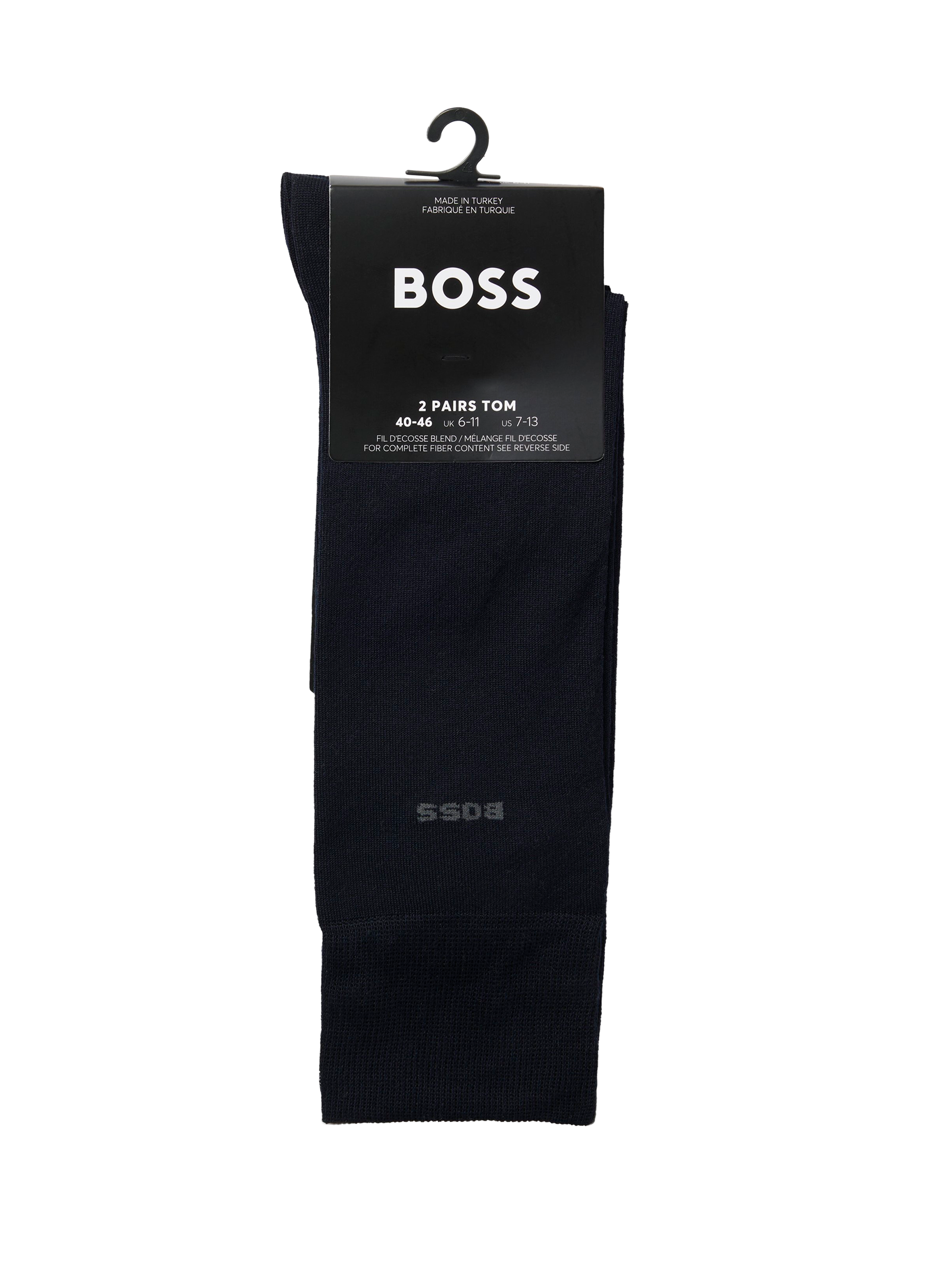 Set of 2 pairs of mid-high Tom socks BOSS Blue