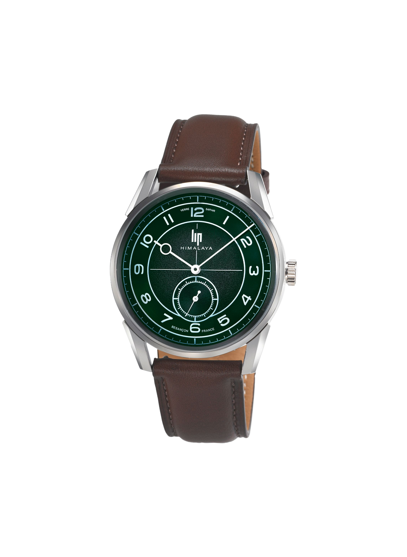 Montre quartz bracelet en cuir LIP Vert