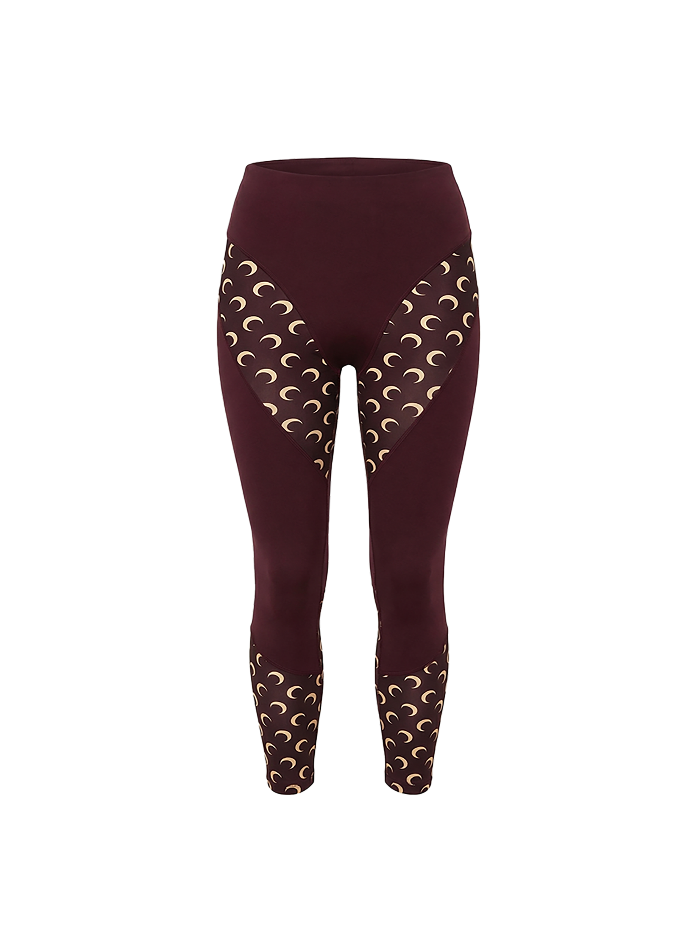 Legging athleisure à empiècements moon MARINE SERRE Marron