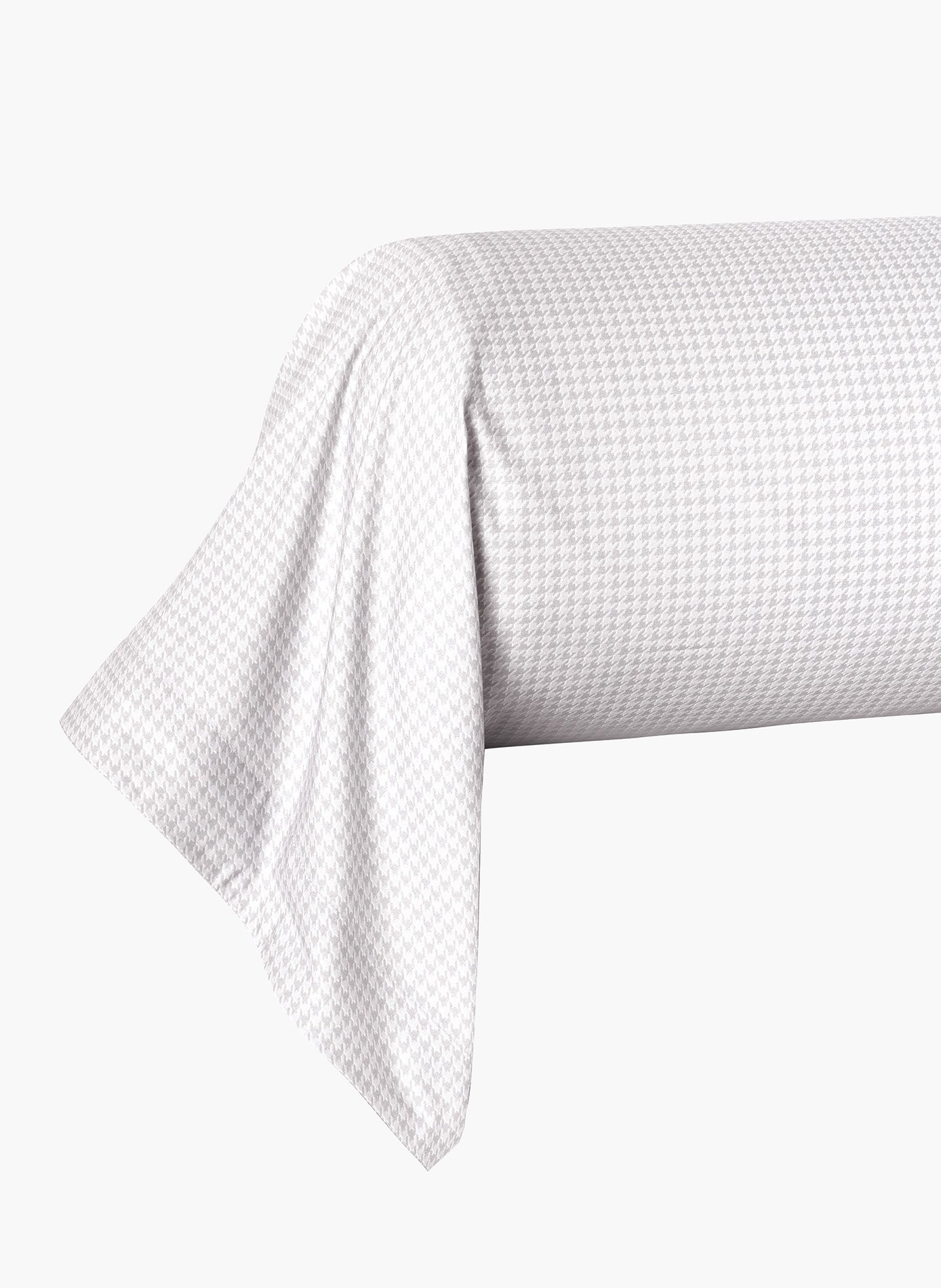 Taie de traversin perle ANNE DE SOLENE Marron