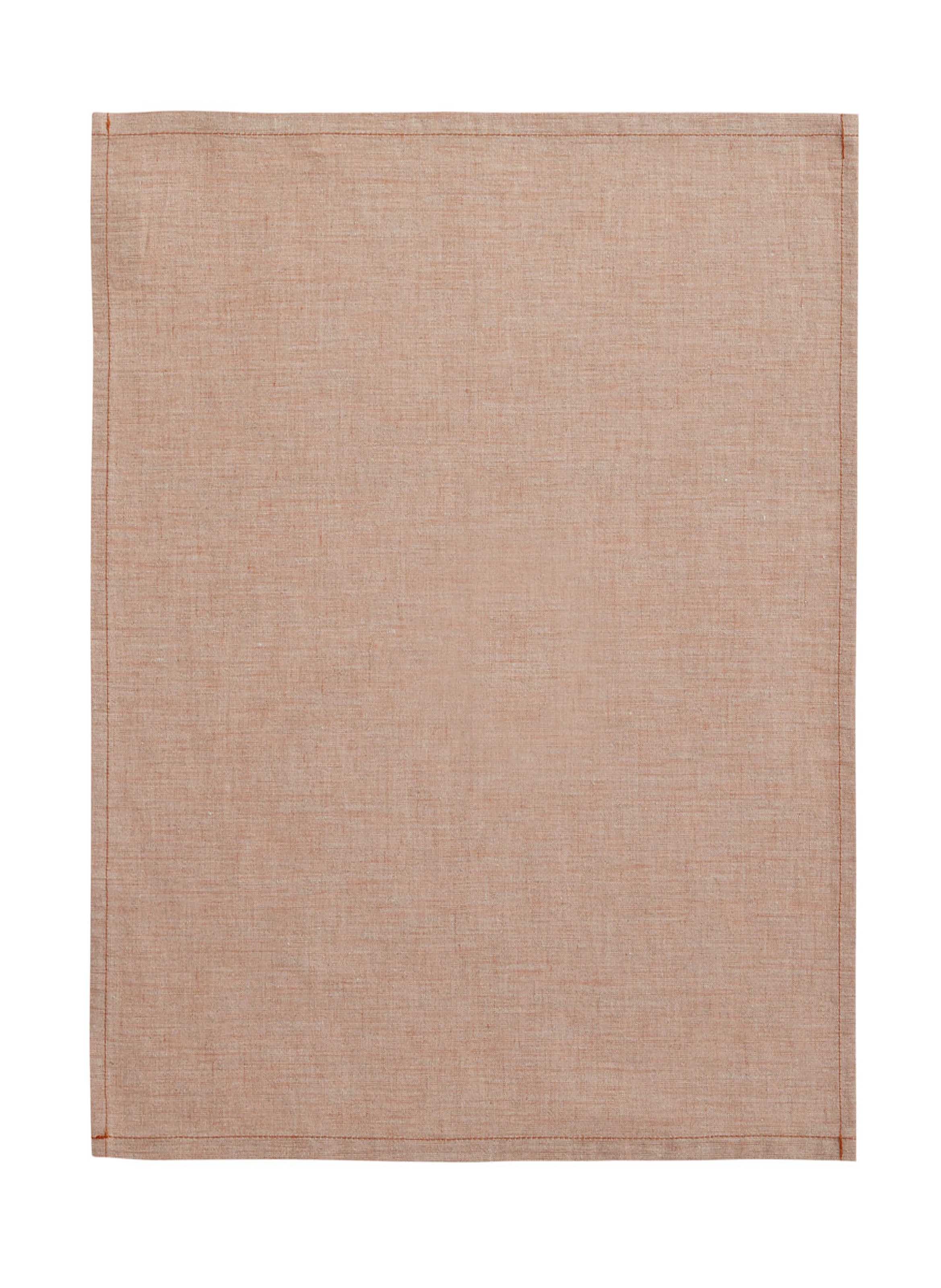Serviette unie en lin, 170 gr/m², chambray ALEXANDRE TURPAULT Rouge