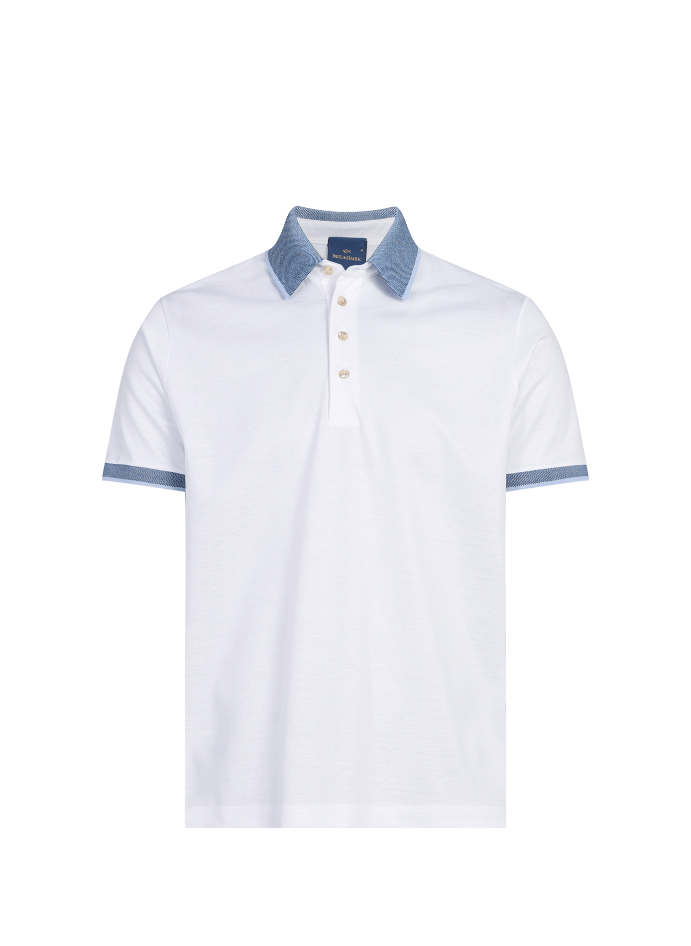 Straight cotton polo shirt PAUL & SHARK White