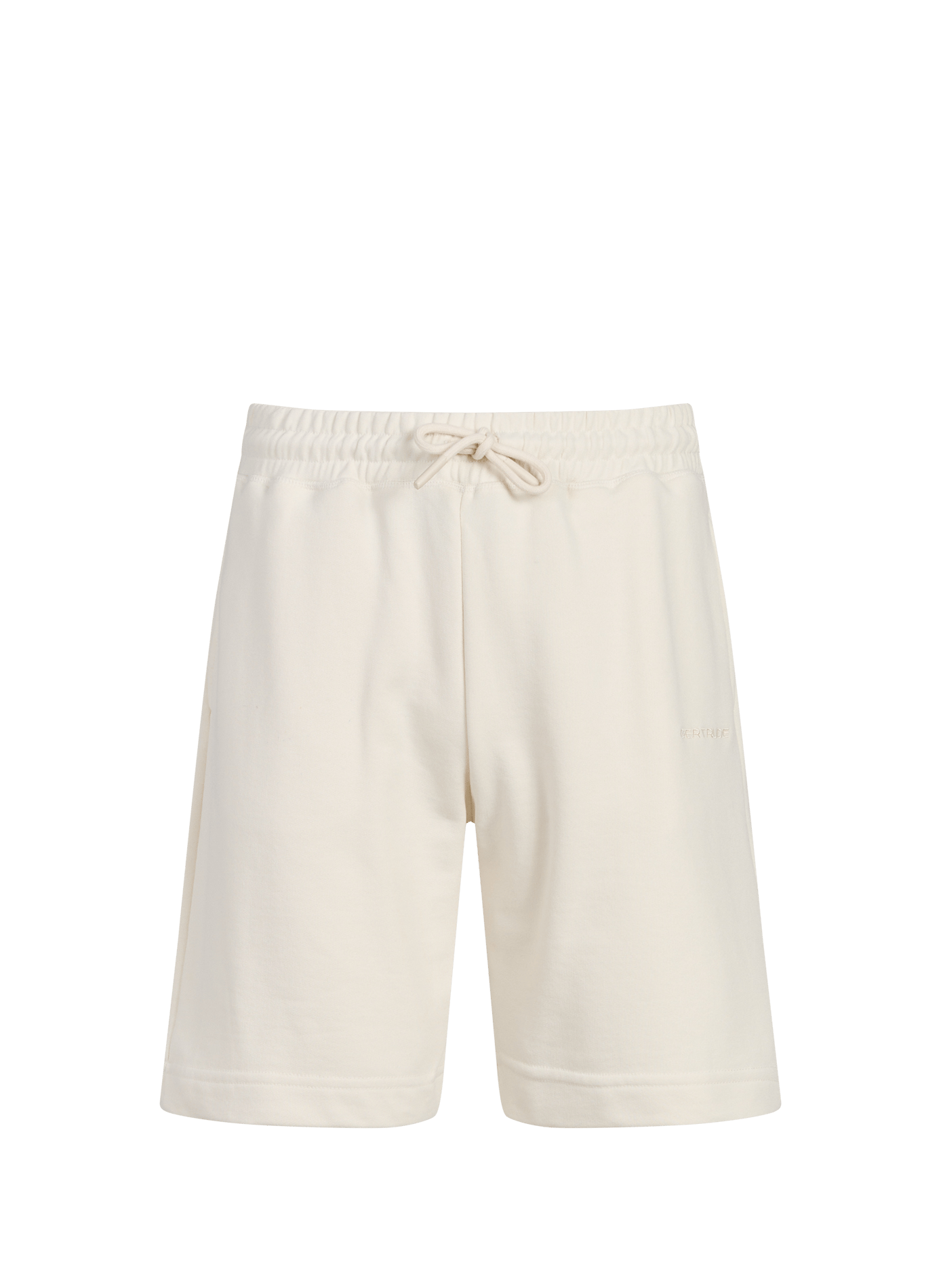 Short Yann uni en coton mélangé GERTRUDE ET GASTON Beige