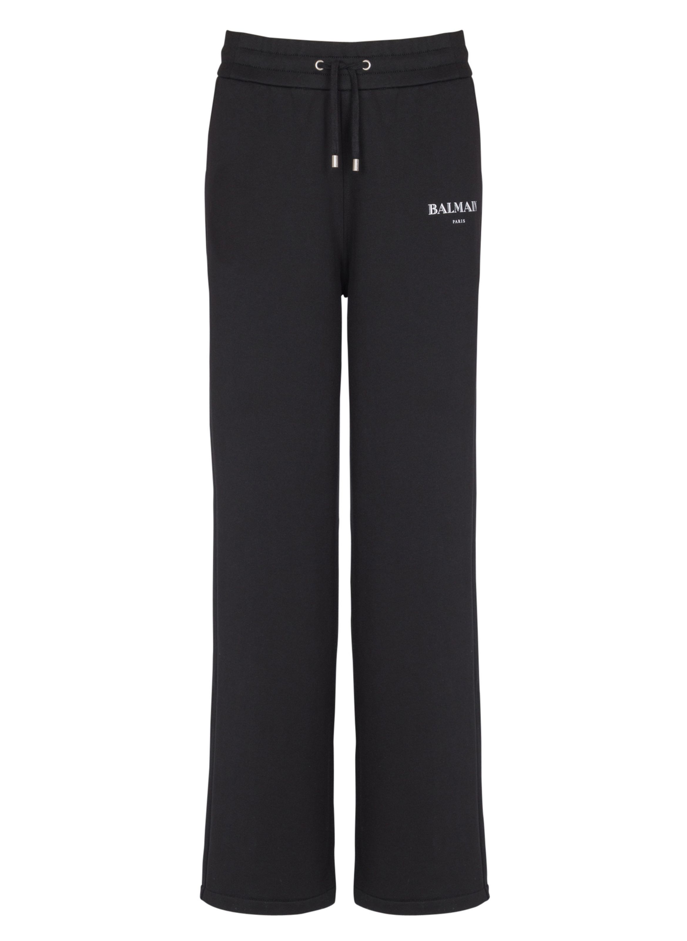 Pantalon sportswear en jersey BALMAIN Noir