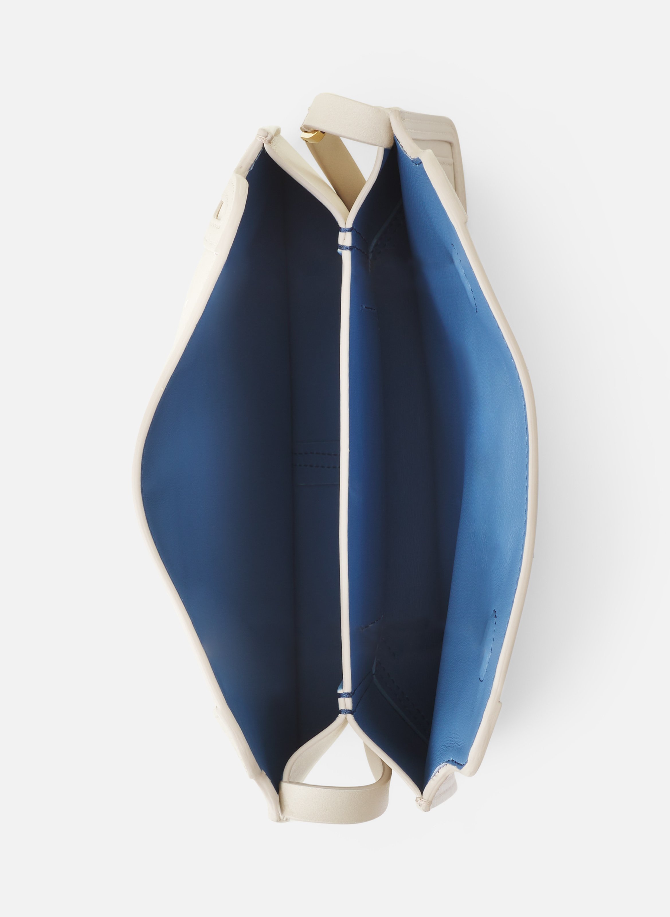 Sac compagnon 16  en cuir LANVIN Blanc