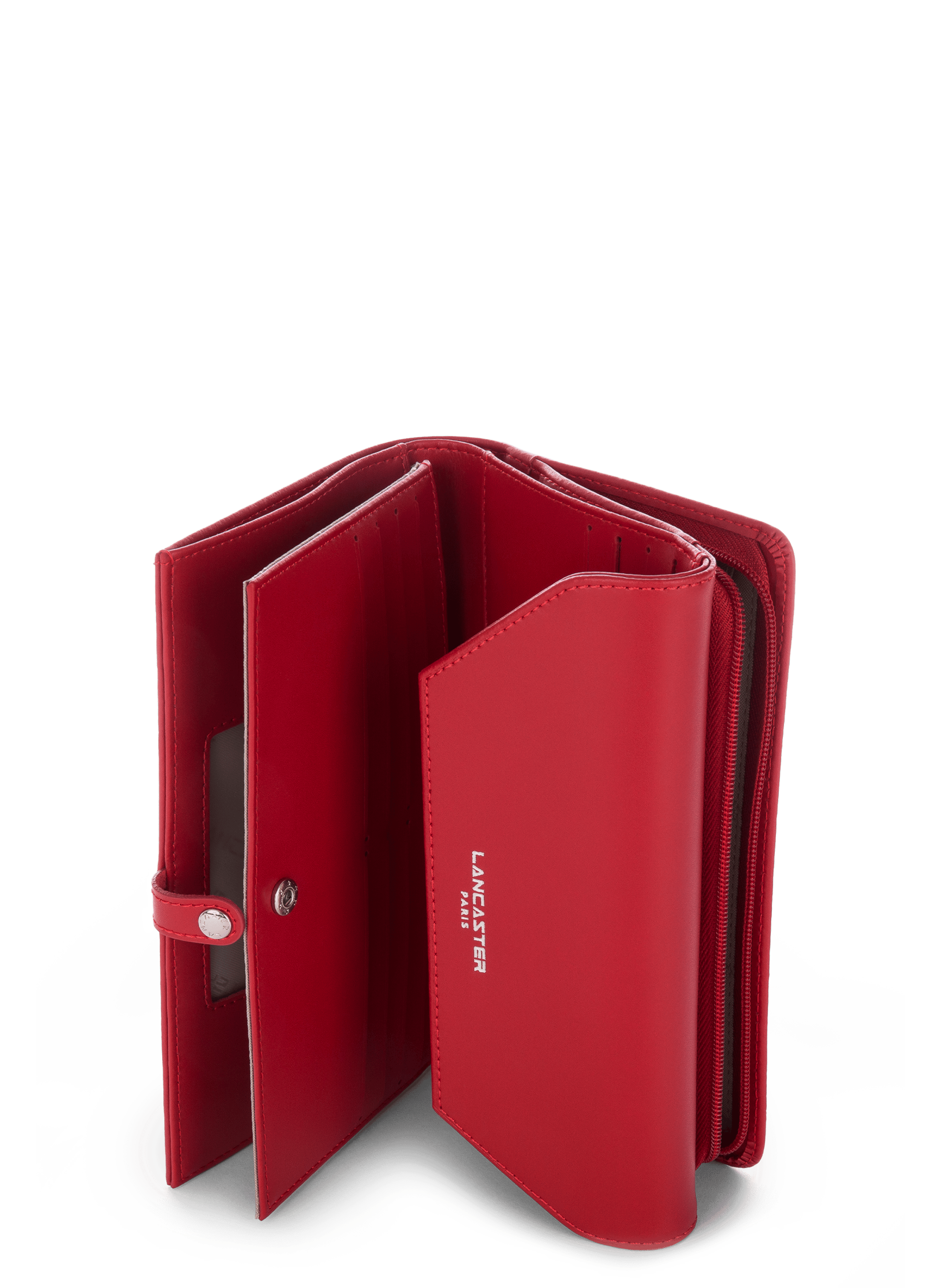 Back to back organizer wallet - smooth LANCASTER Red