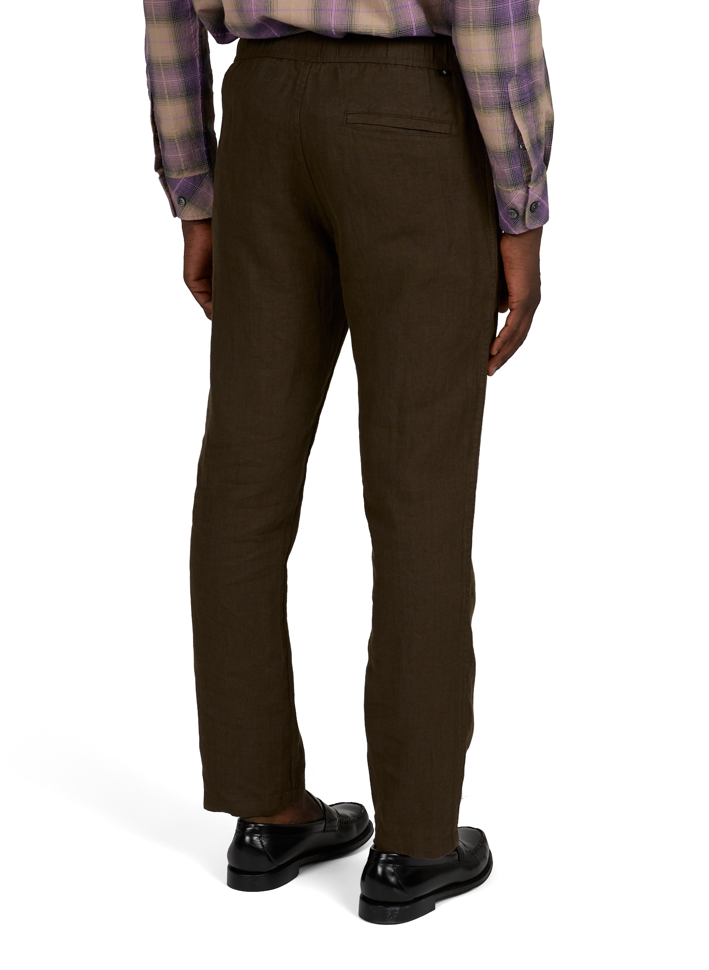 Hoge taille broek in effen kleur SAMSOE SAMSOE Bruin