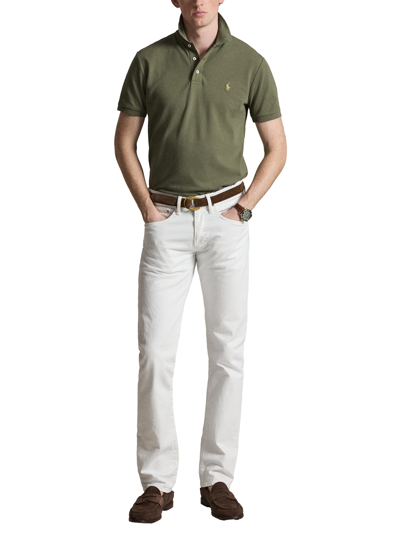 Polo shirt with logo | Green POLO RALPH LAUREN Men