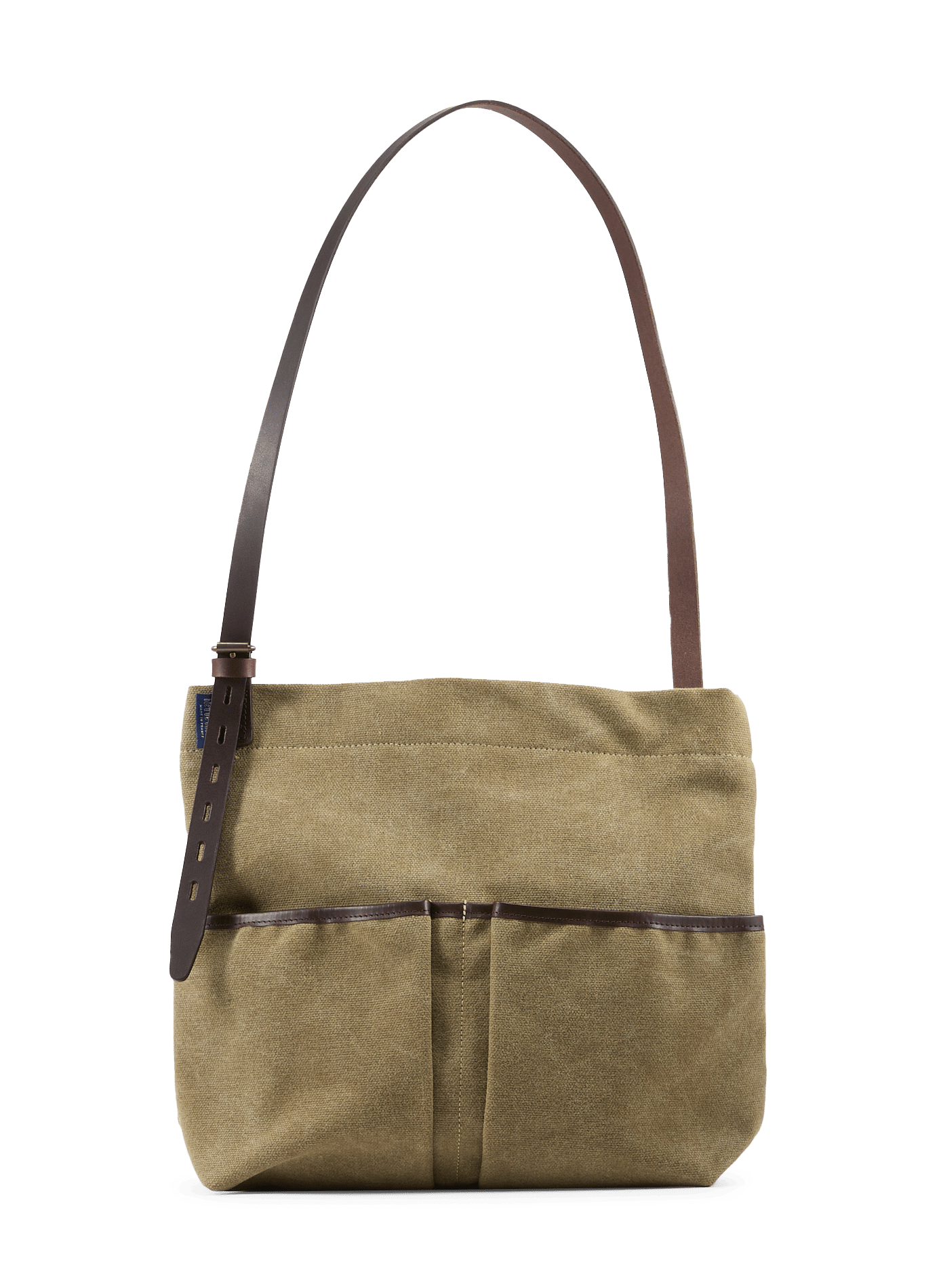Cotton Shoulder Bag BLEU DE CHAUFFE Khaki