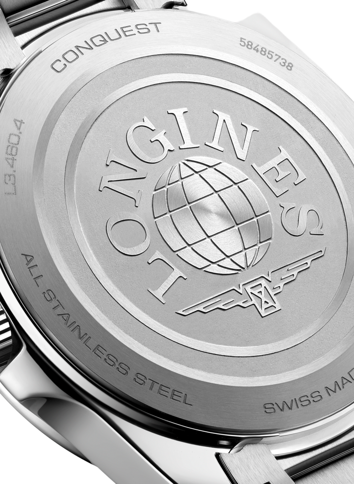 Montre quartz Conquest 2023 en acier inoxydable LONGINES Bleu