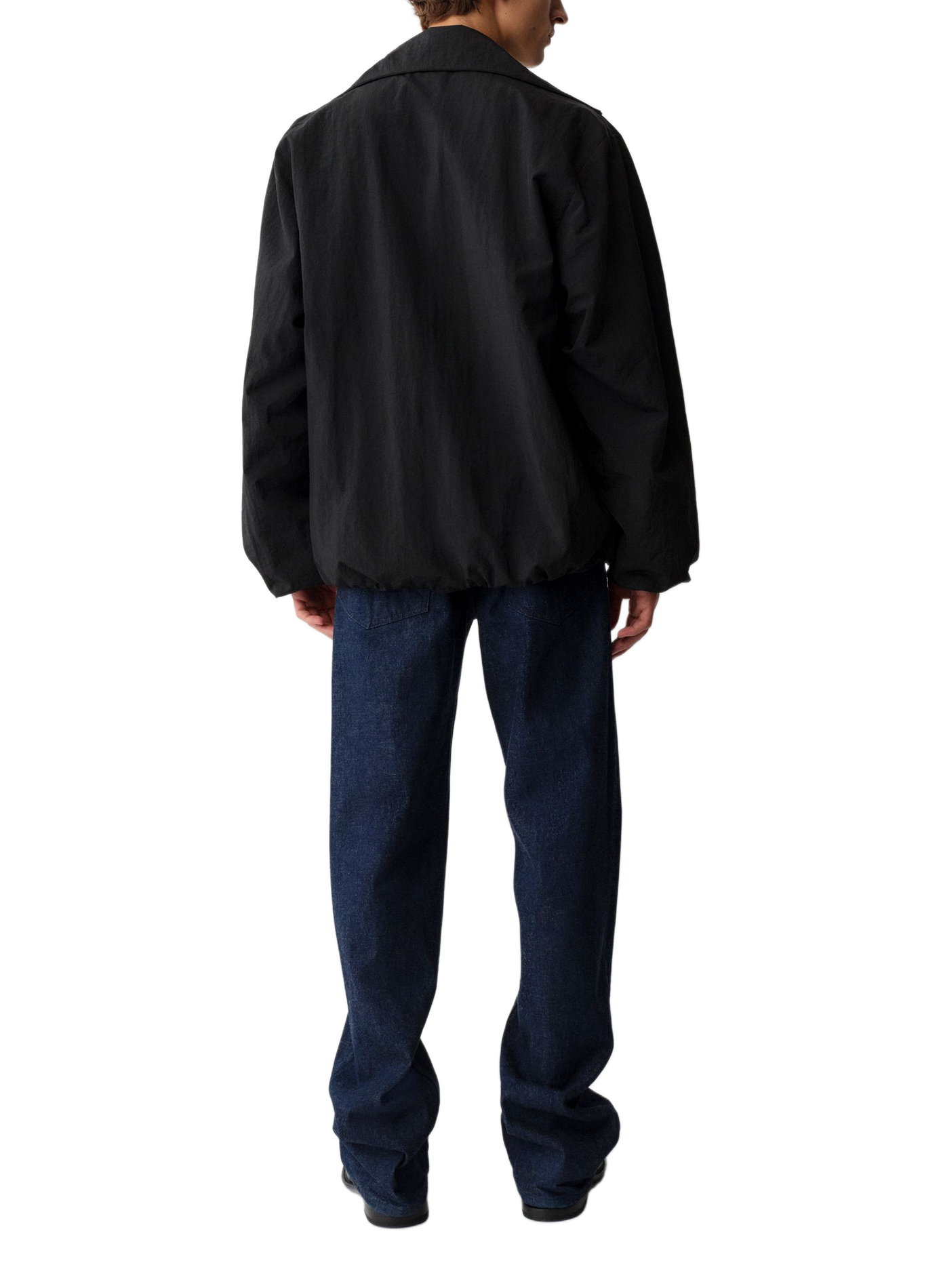 Oversized logo jacket CALVIN KLEIN COLLECTION Black