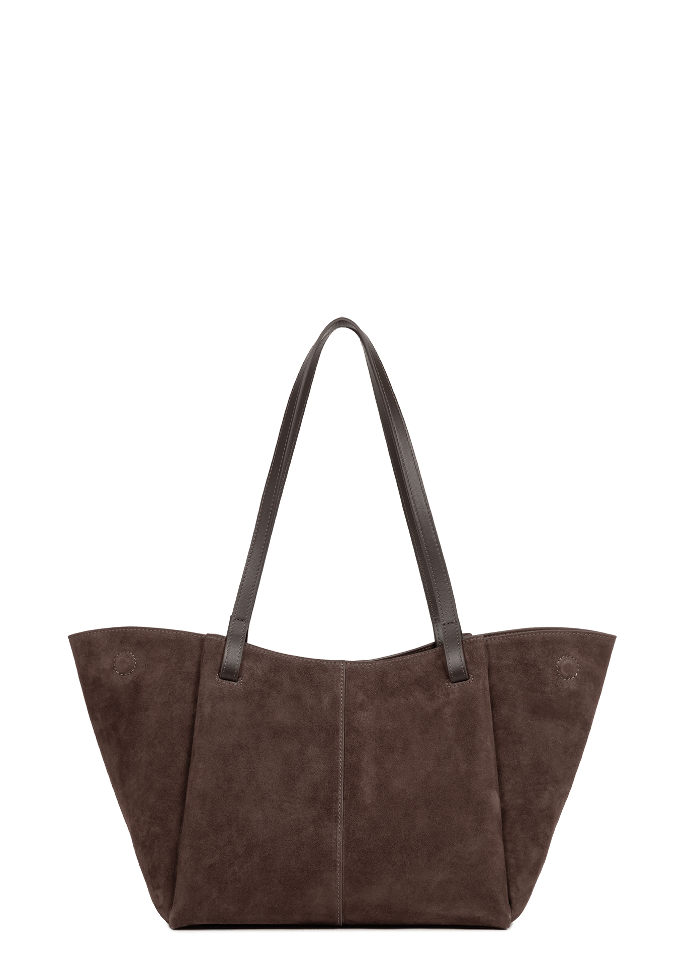 Sac cabas épaule - suède LANCASTER Marron