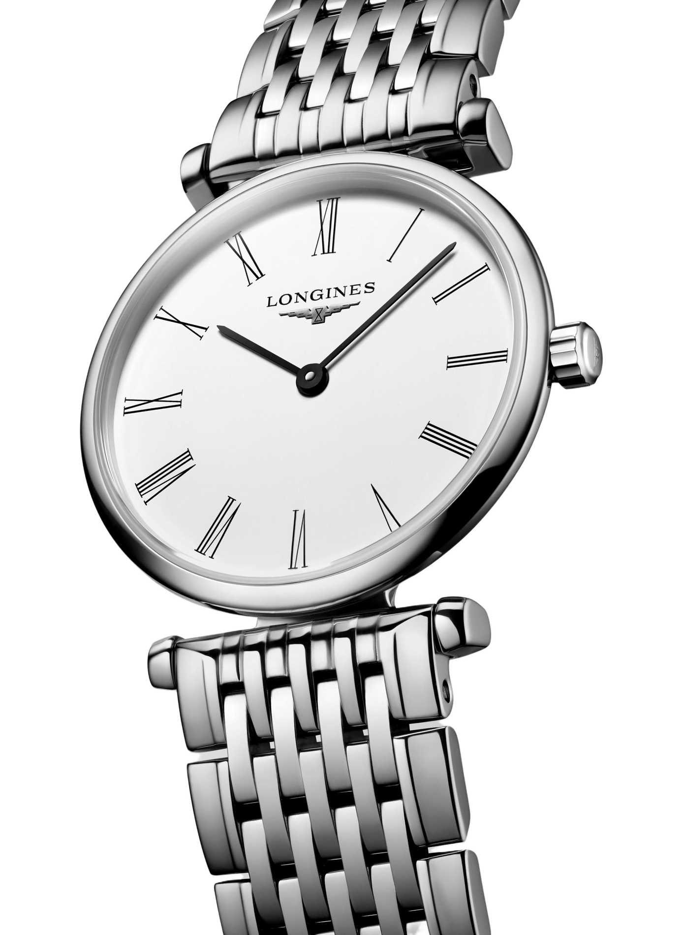 Montre quartz La Grande Classique en acier inoxydable LONGINES Blanc