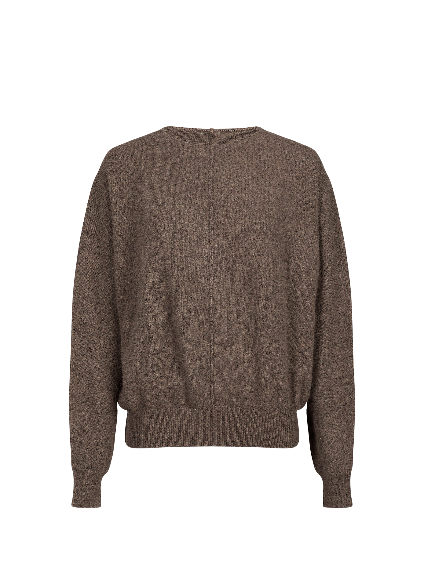 Pull DERNY62 K1791U ample col rond en laine mélangée BELLEROSE Multicolore