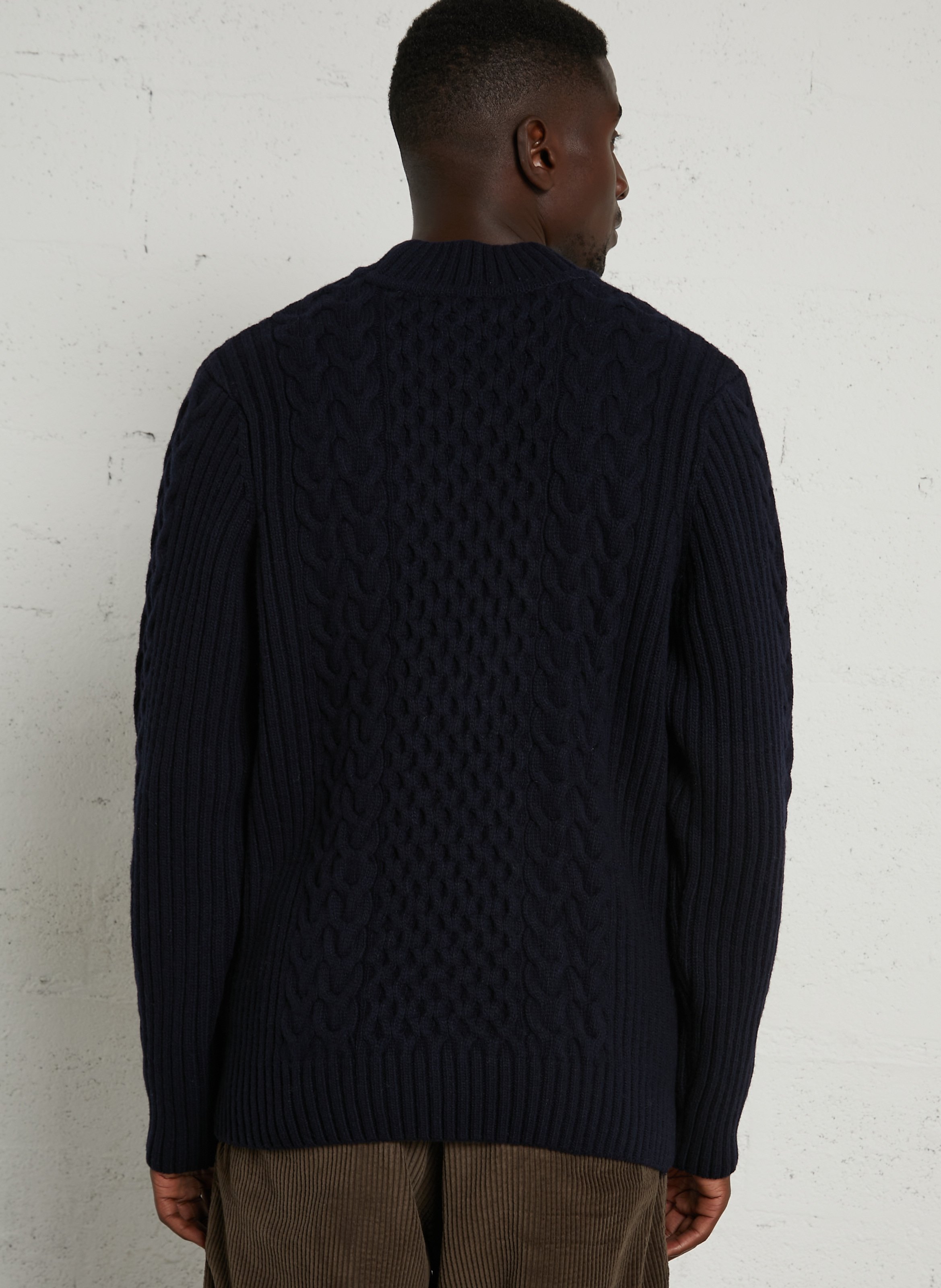 Pull droit en laine mélangée ARMOR-LUX Bleu