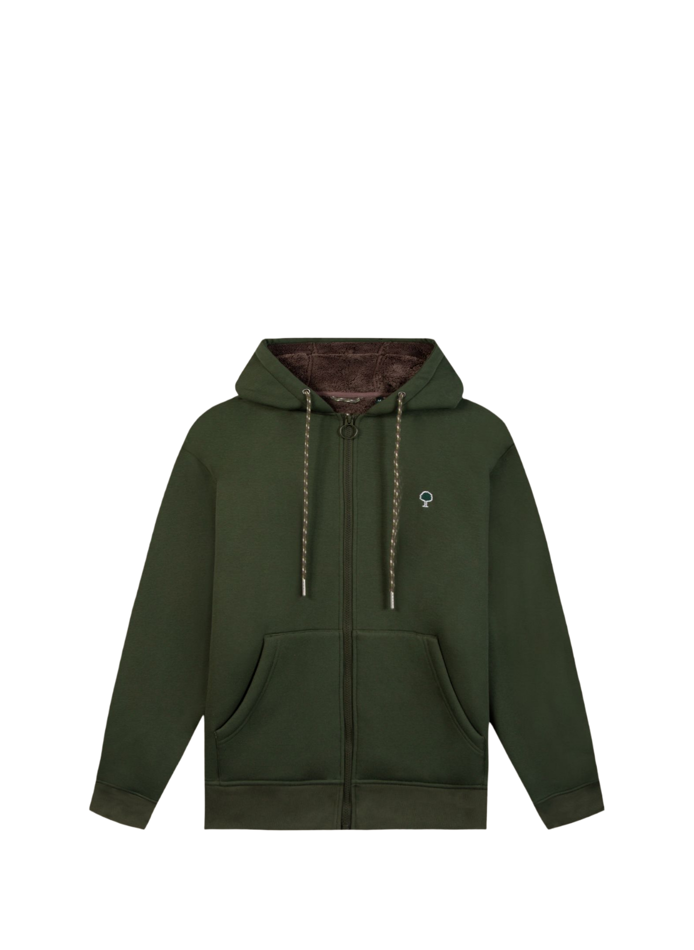 Gerade geschnittener Meygal-Hoodie aus Baumwollmischung FAGUO Grun